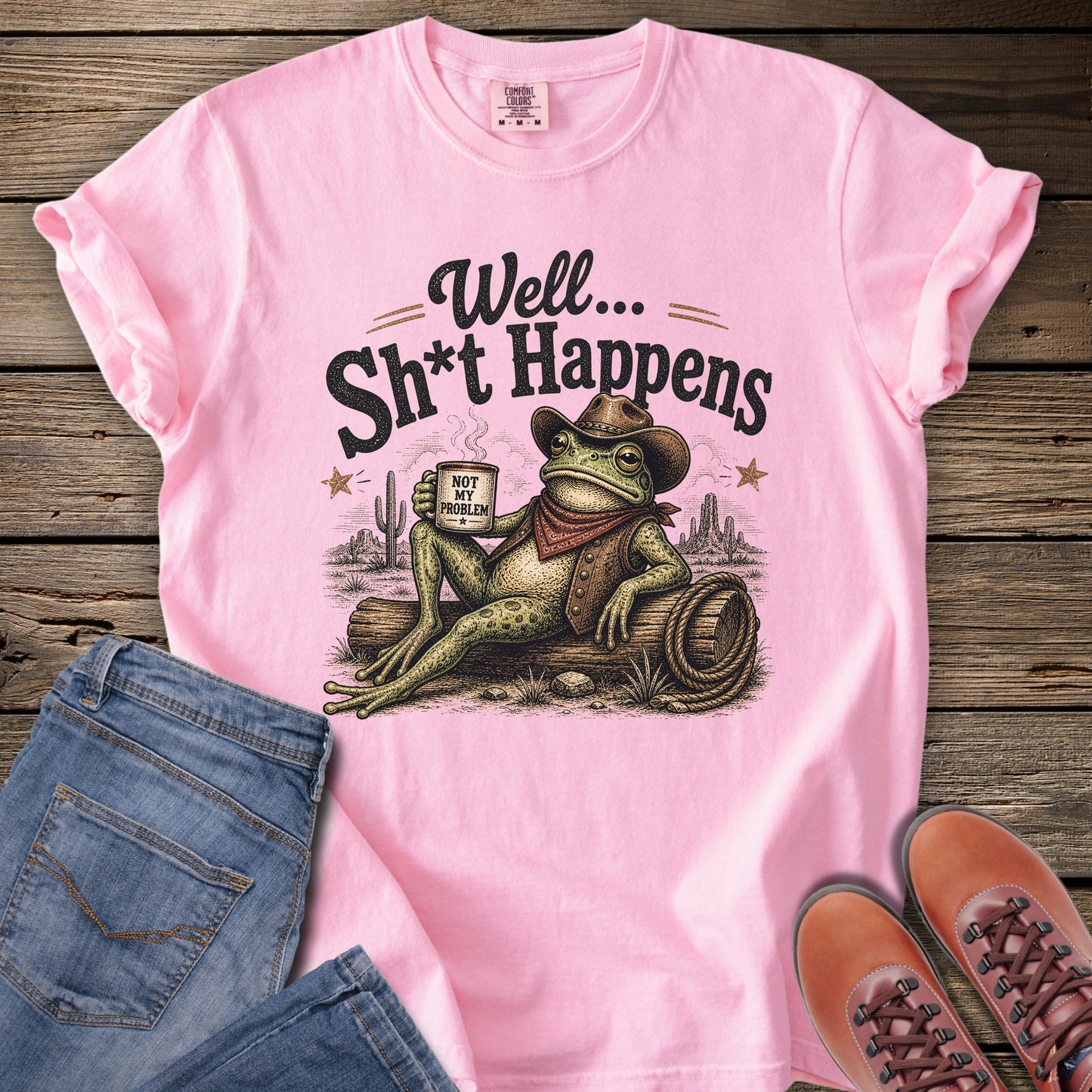 Well... Sh*t Happens Frog T-Shirt