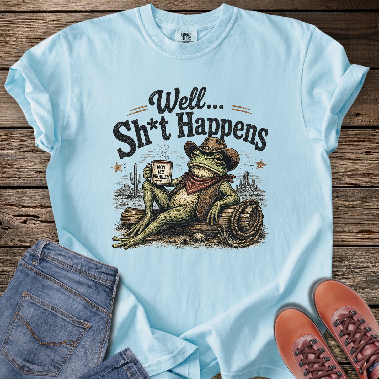Well... Sh*t Happens Frog T-Shirt