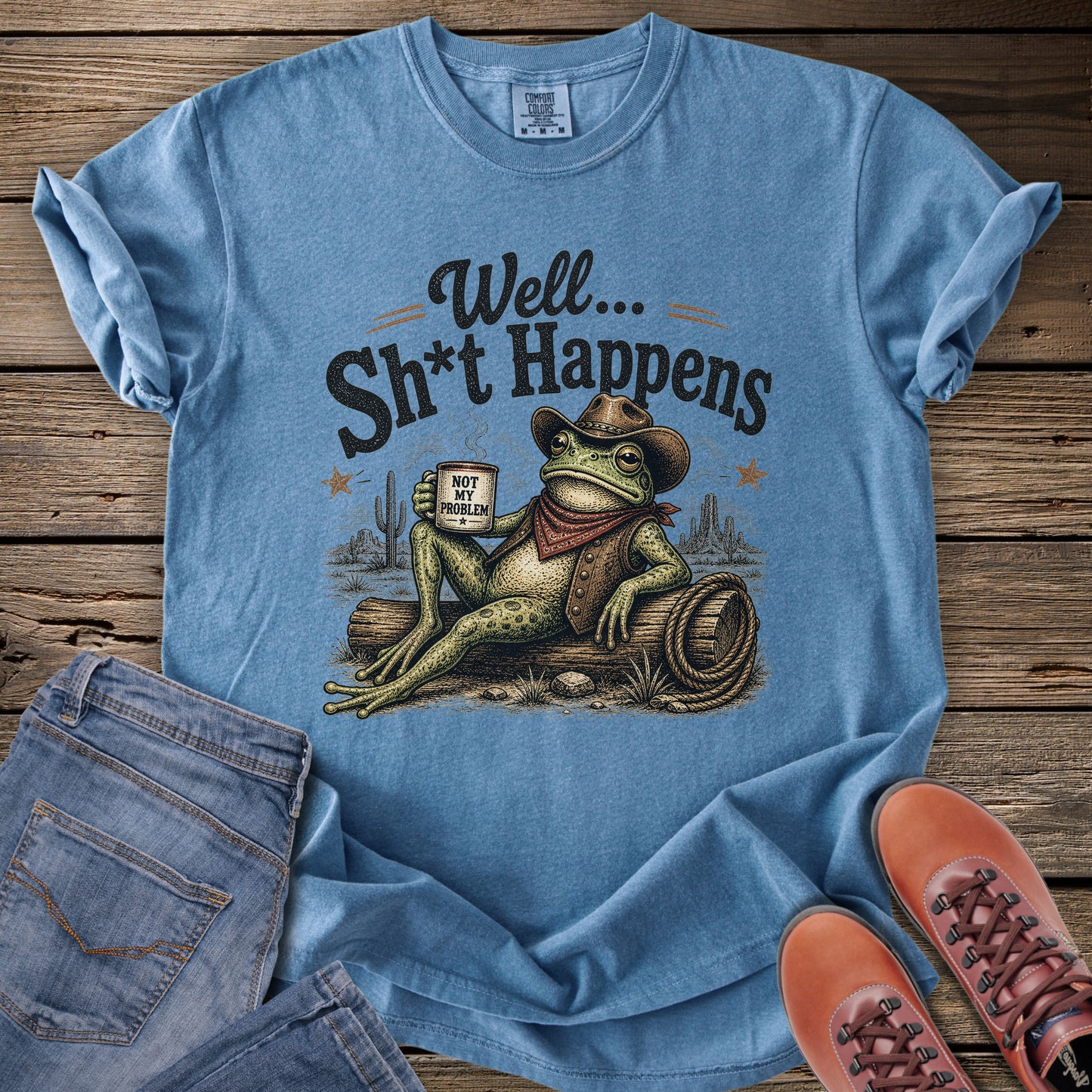 Well... Sh*t Happens Frog T-Shirt