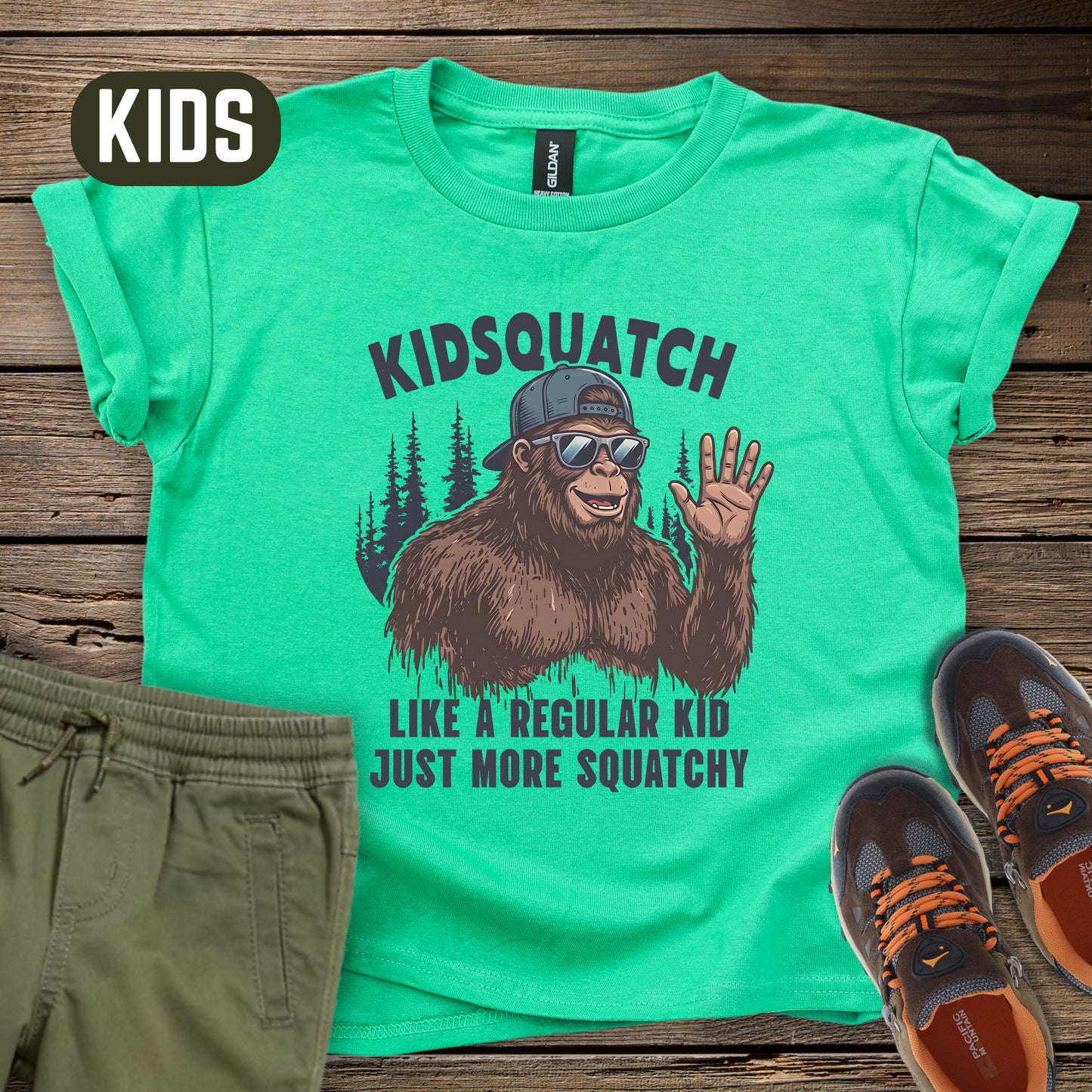 Kidsquatch Kids T-Shirt
