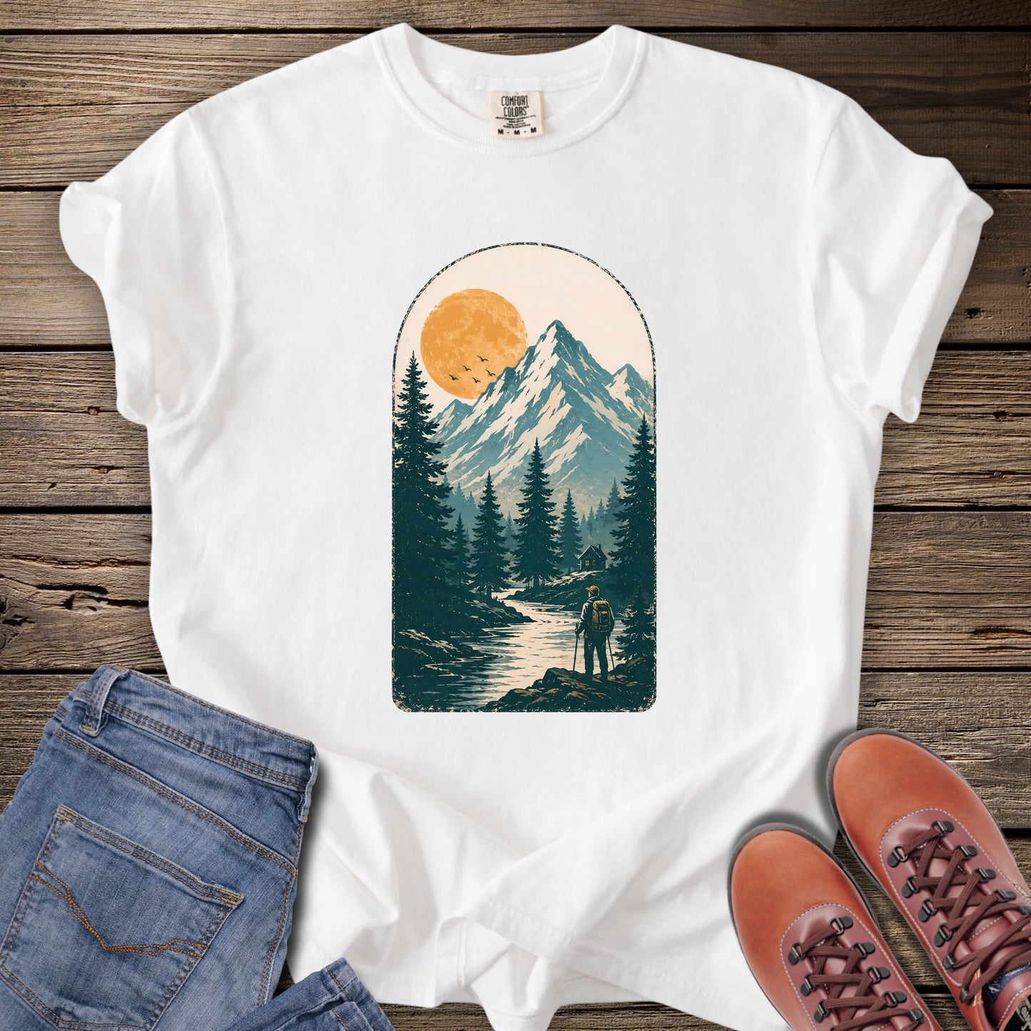Scenic Forest Peak T-Shirt