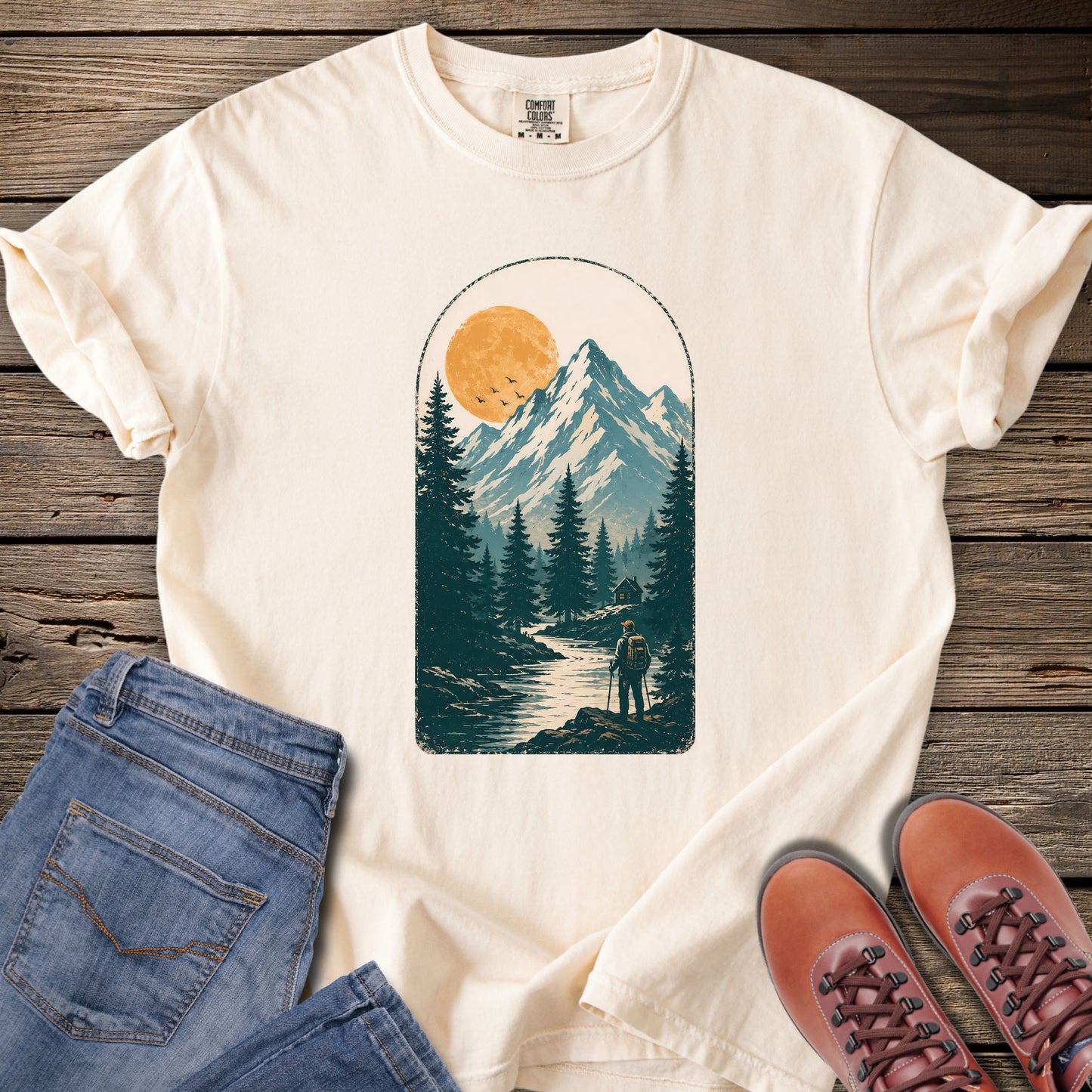 Scenic Forest Peak T-Shirt