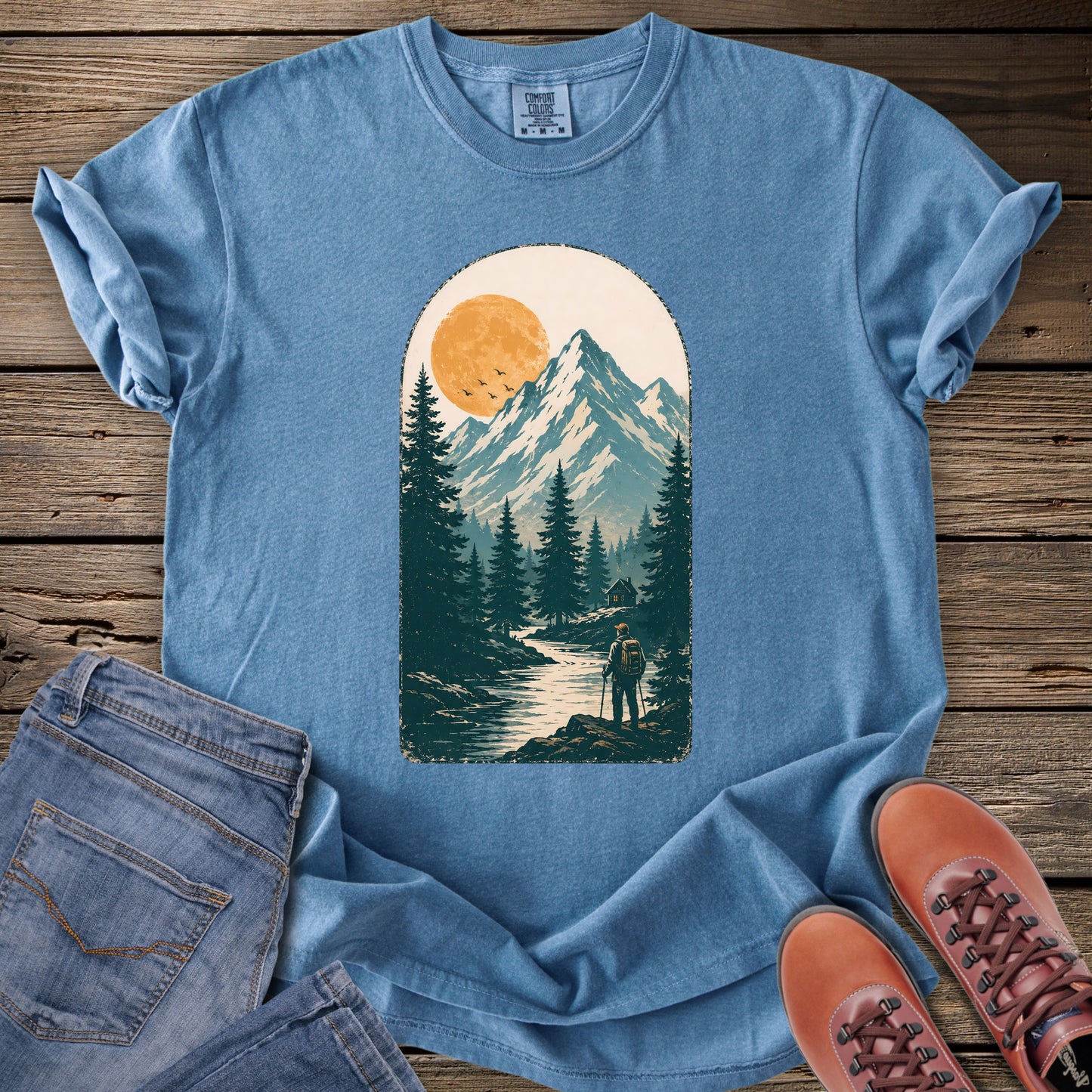 Scenic Forest Peak T-Shirt