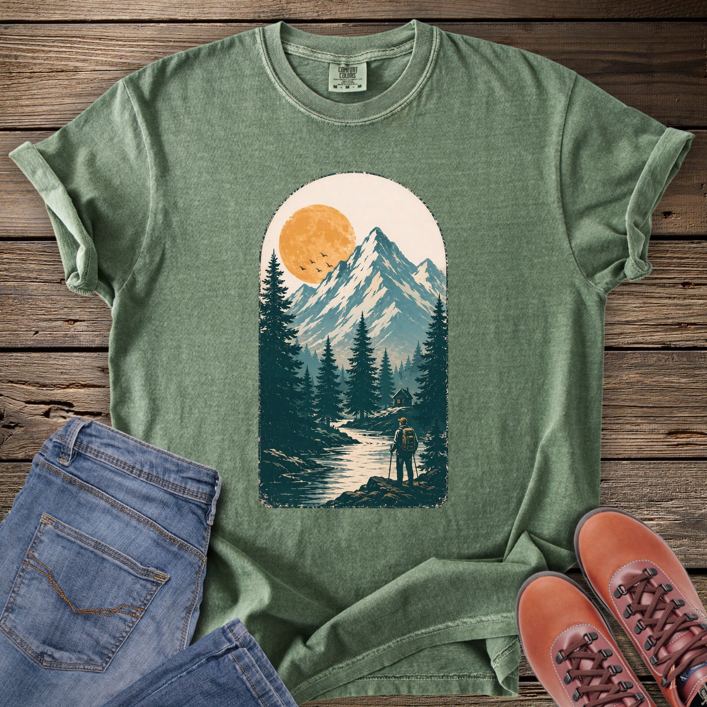 Scenic Forest Peak T-Shirt