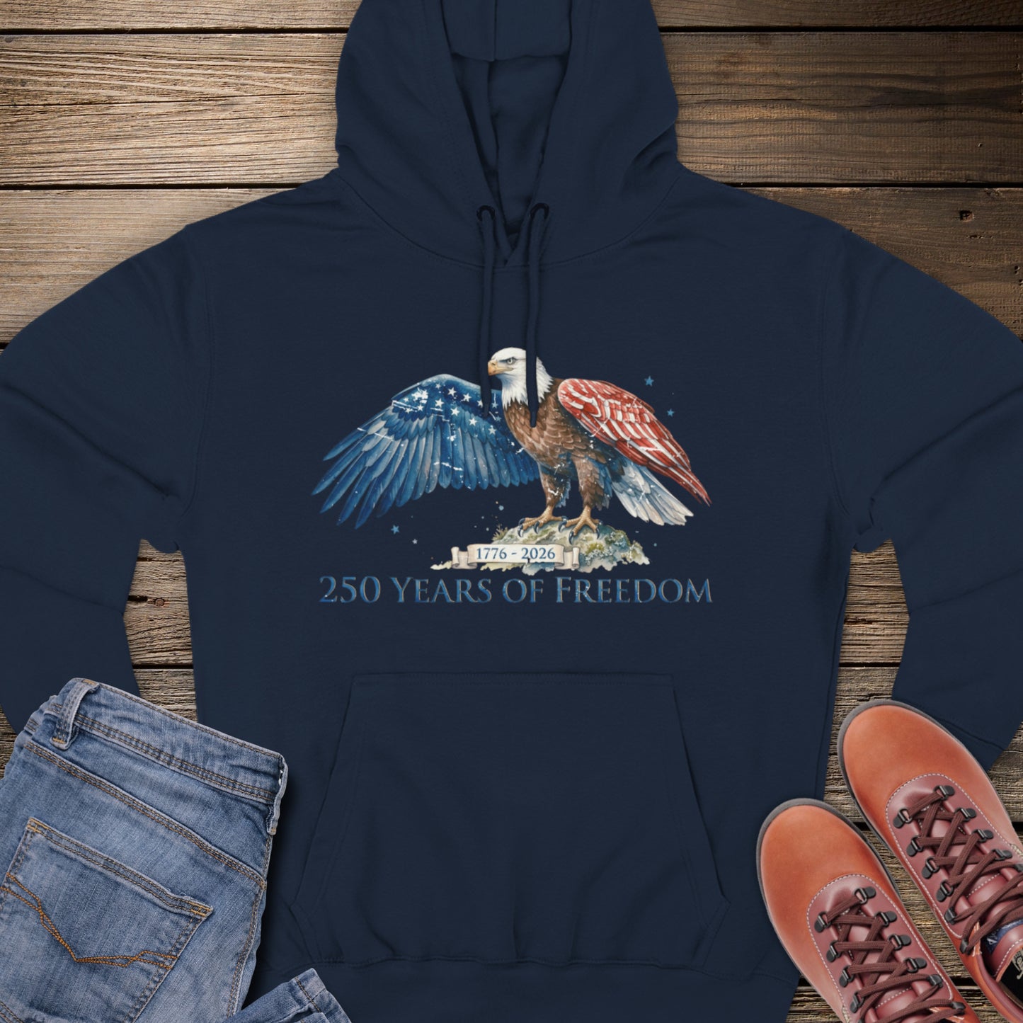 Wings of Freedom Premium Hoodie