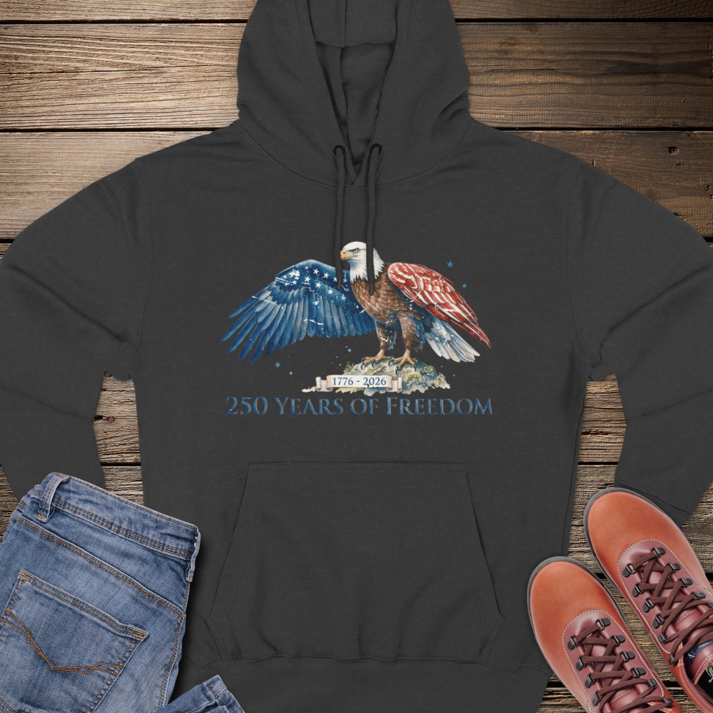 Wings of Freedom Premium Hoodie
