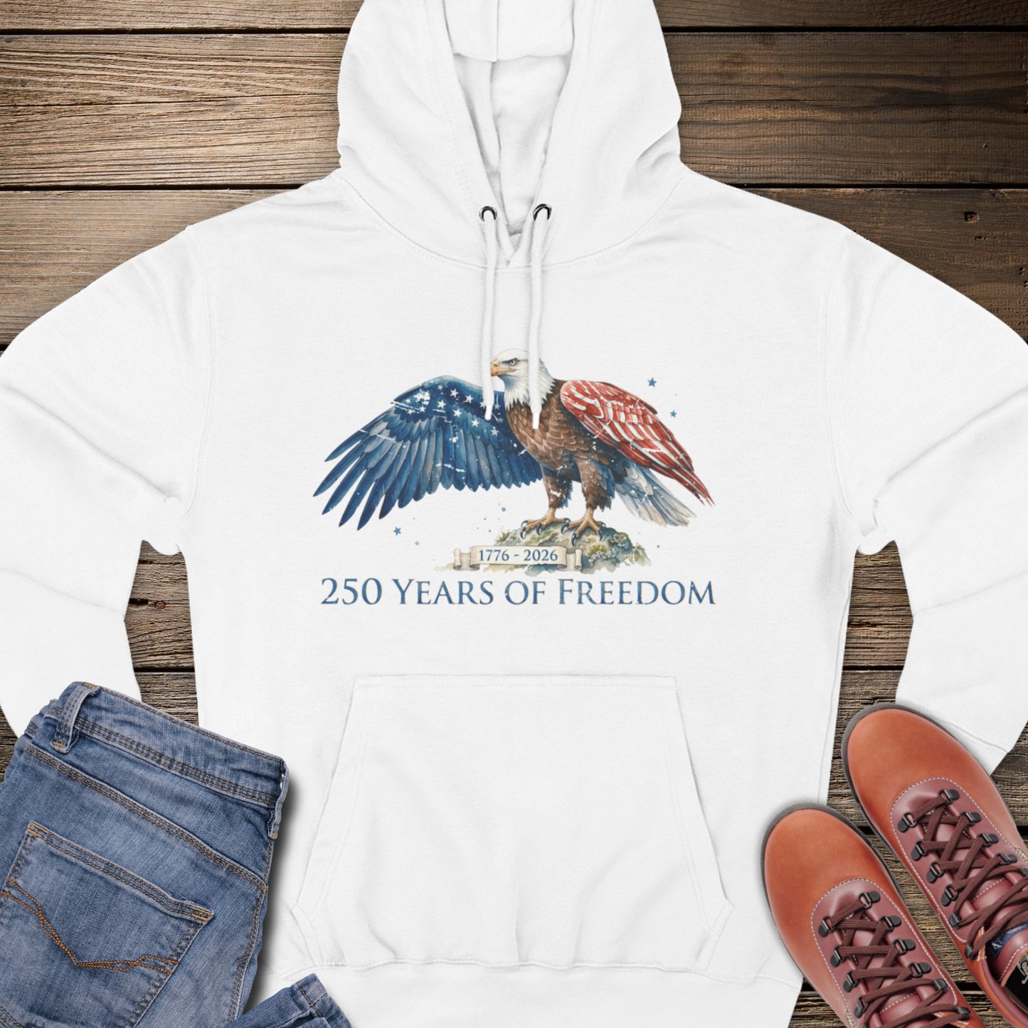 Wings of Freedom Premium Hoodie