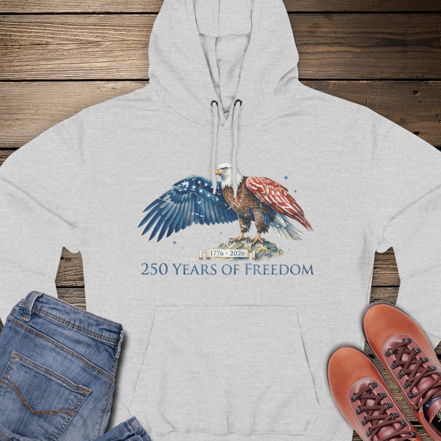 Wings of Freedom Premium Hoodie