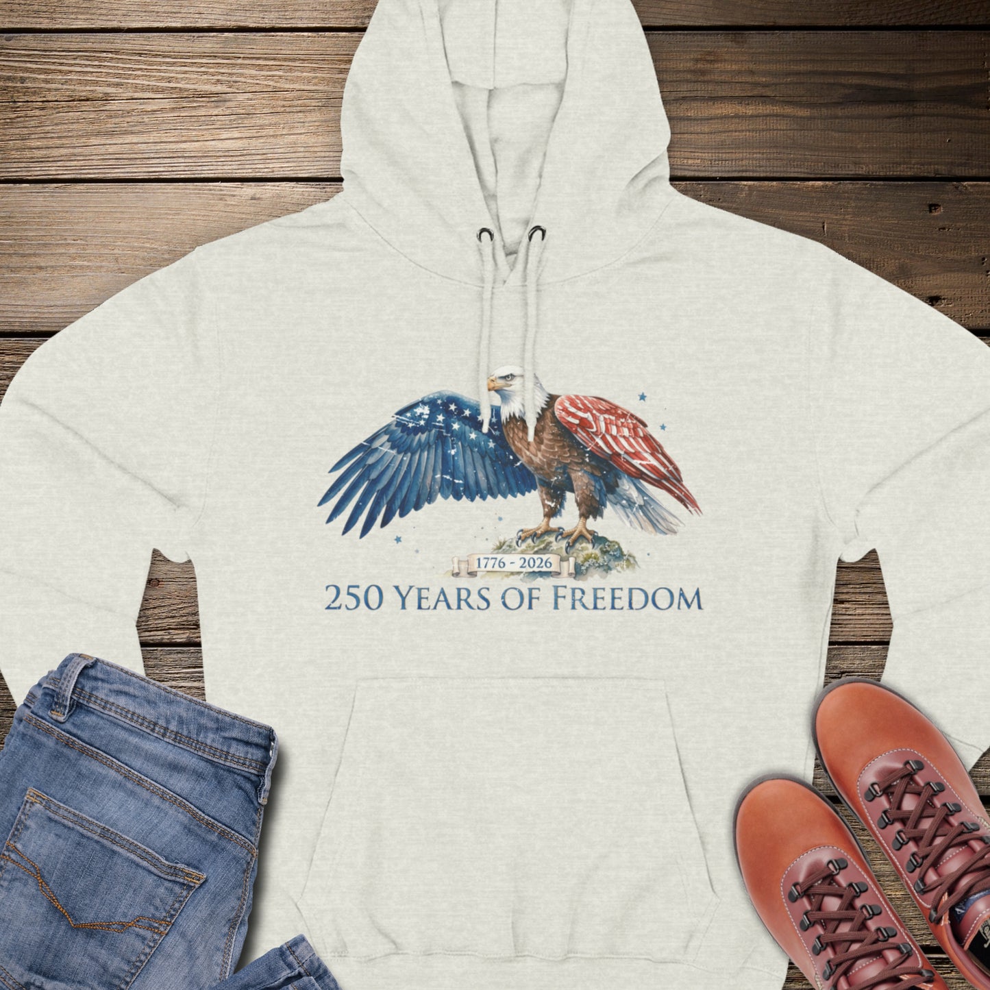 Wings of Freedom Premium Hoodie