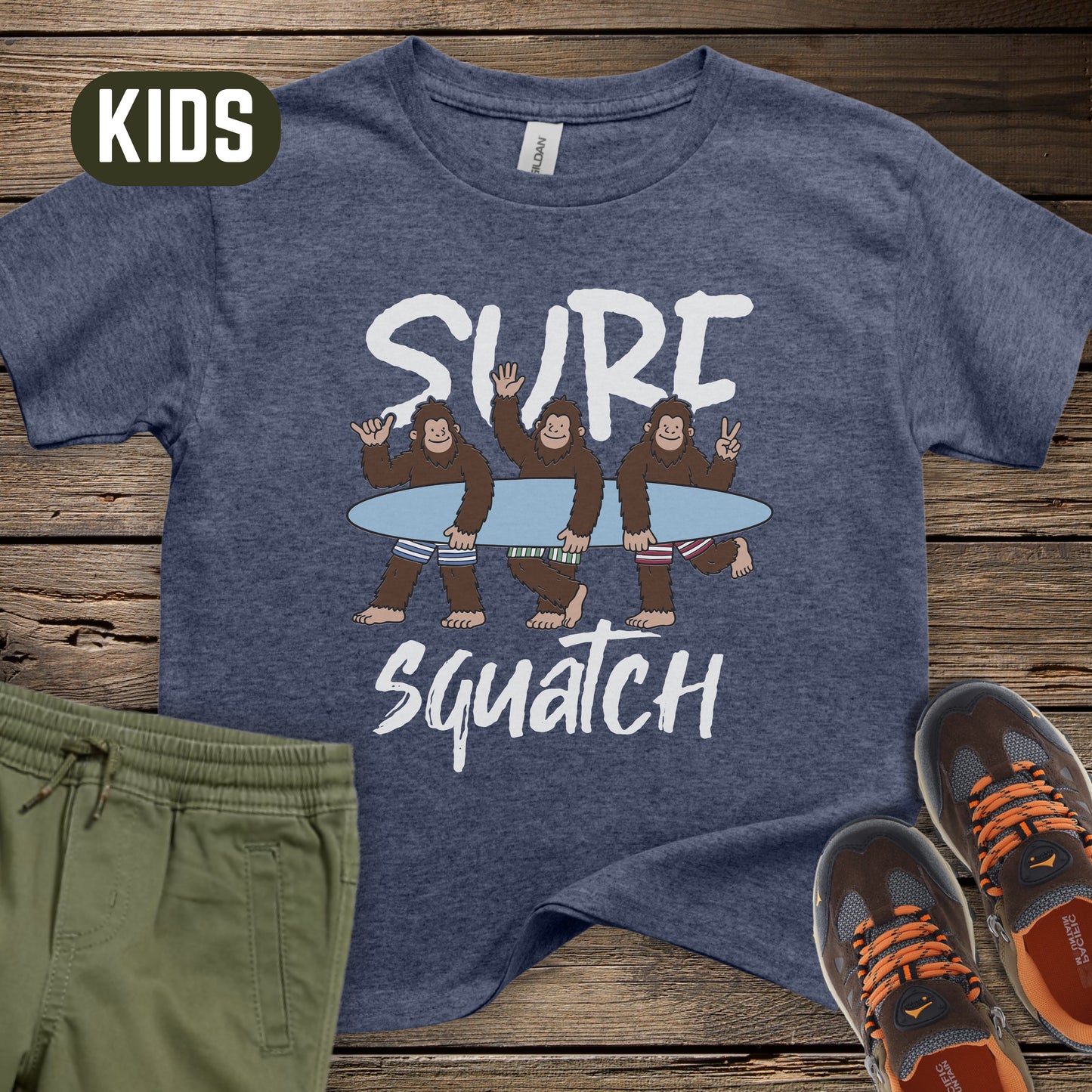 Surf Squatch Kids T-Shirt