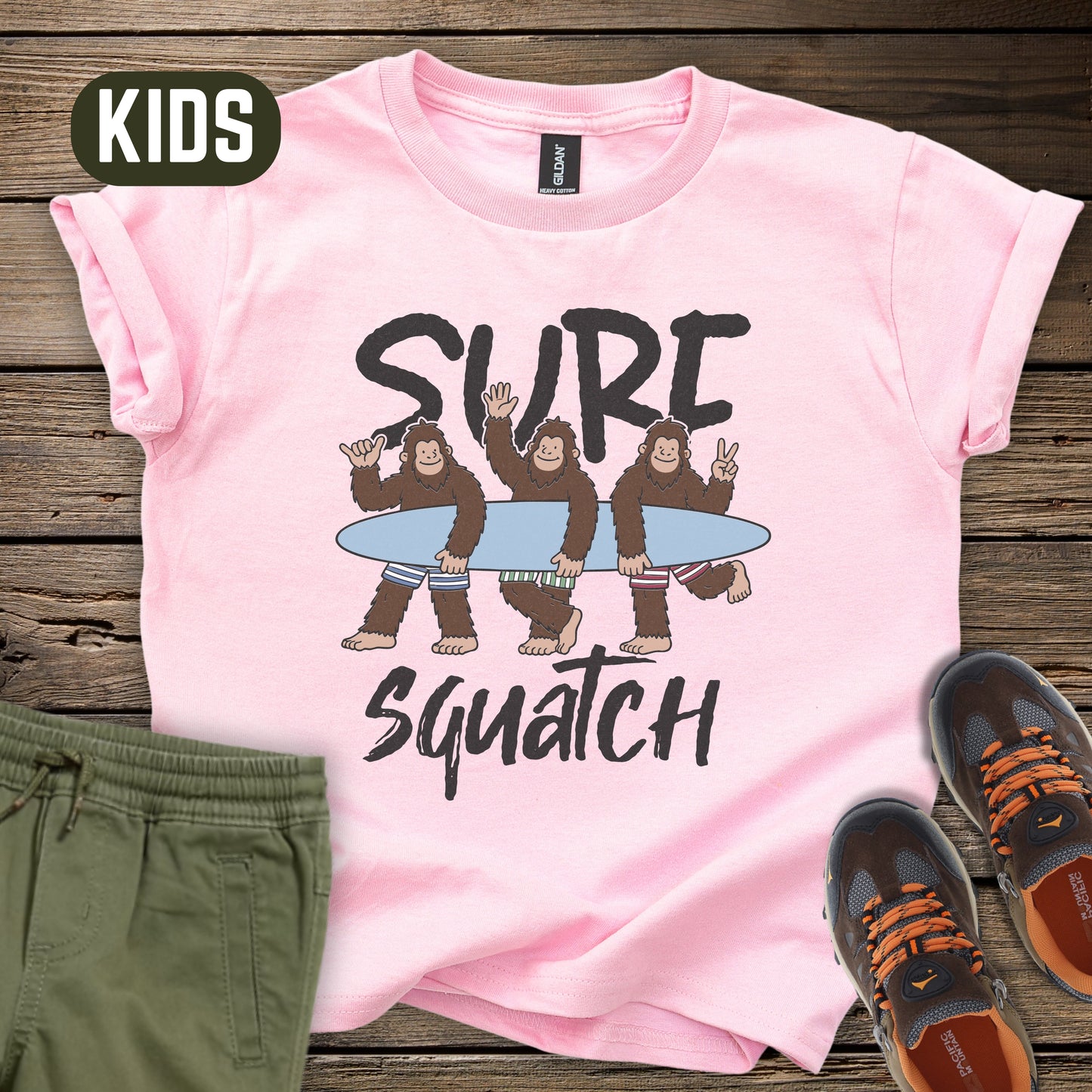Surf Squatch Kids T-Shirt