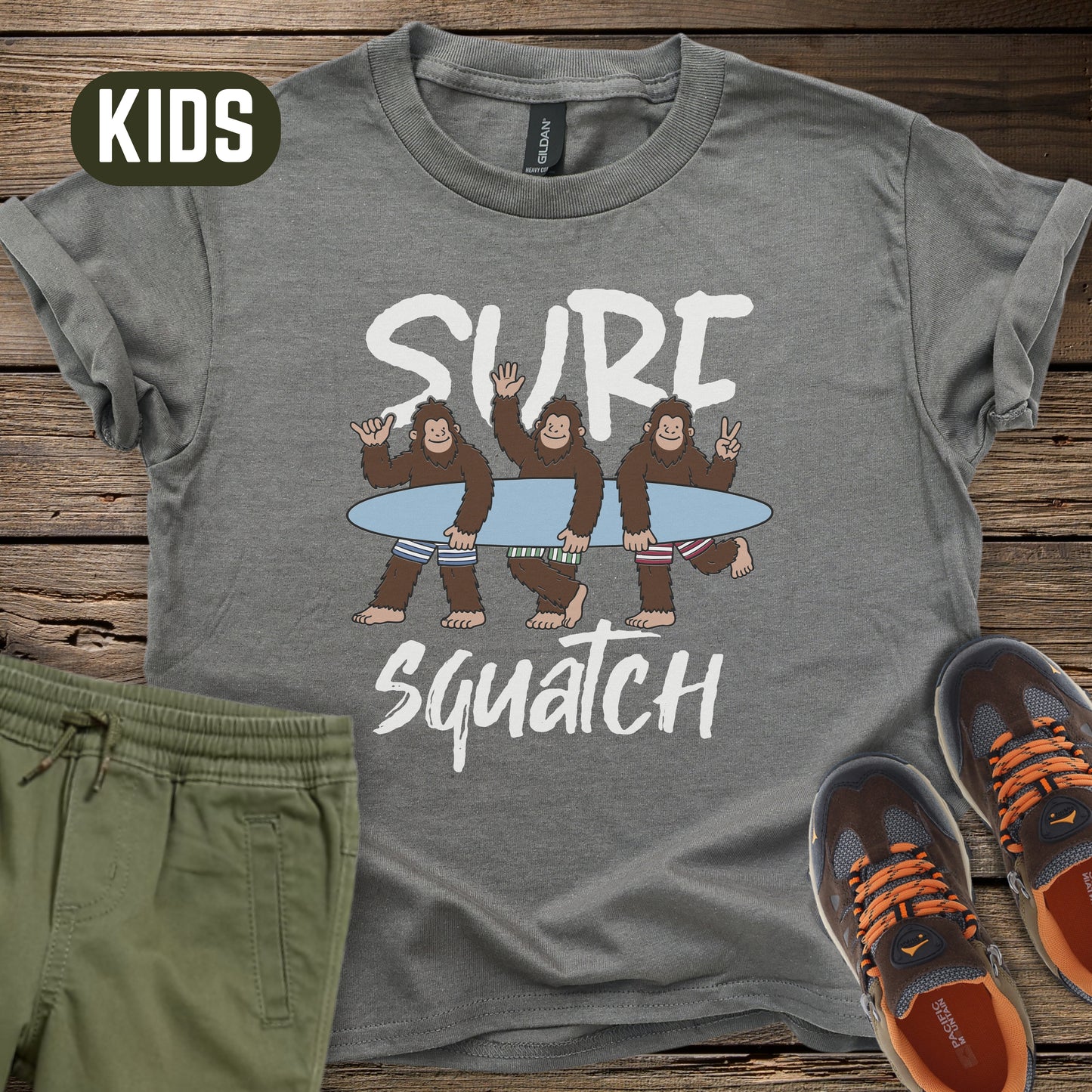 Surf Squatch Kids T-Shirt