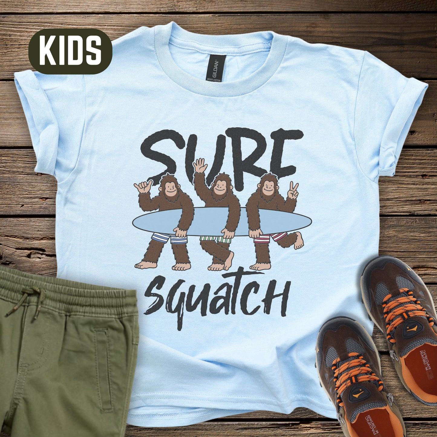 Surf Squatch Kids T-Shirt