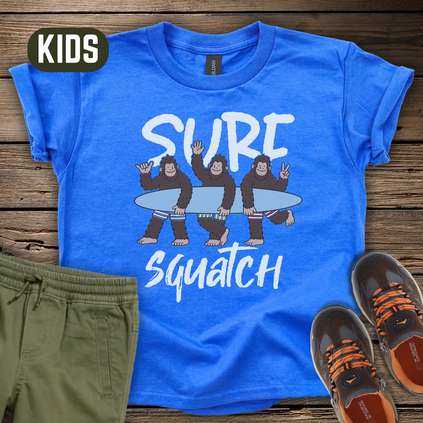 Surf Squatch Kids T-Shirt