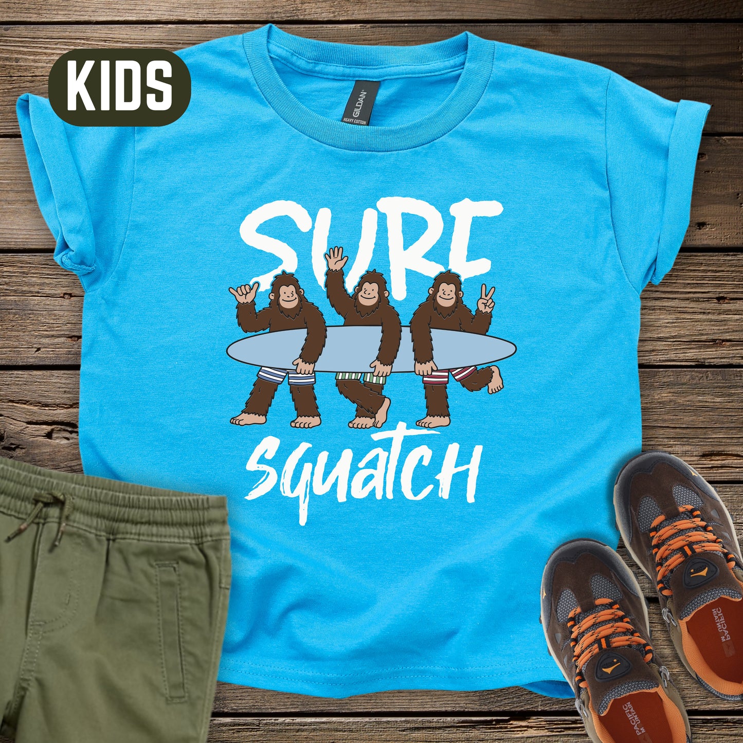Surf Squatch Kids T-Shirt