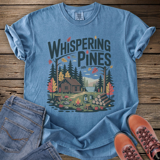 Whispering Pines Cabin T-Shirt