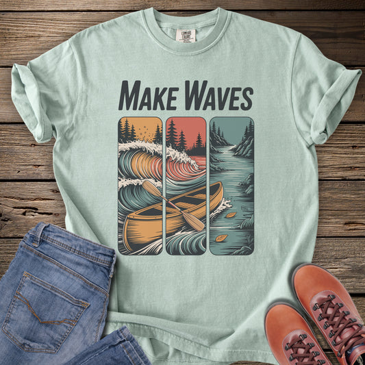 Make Waves Canoe T-Shirt