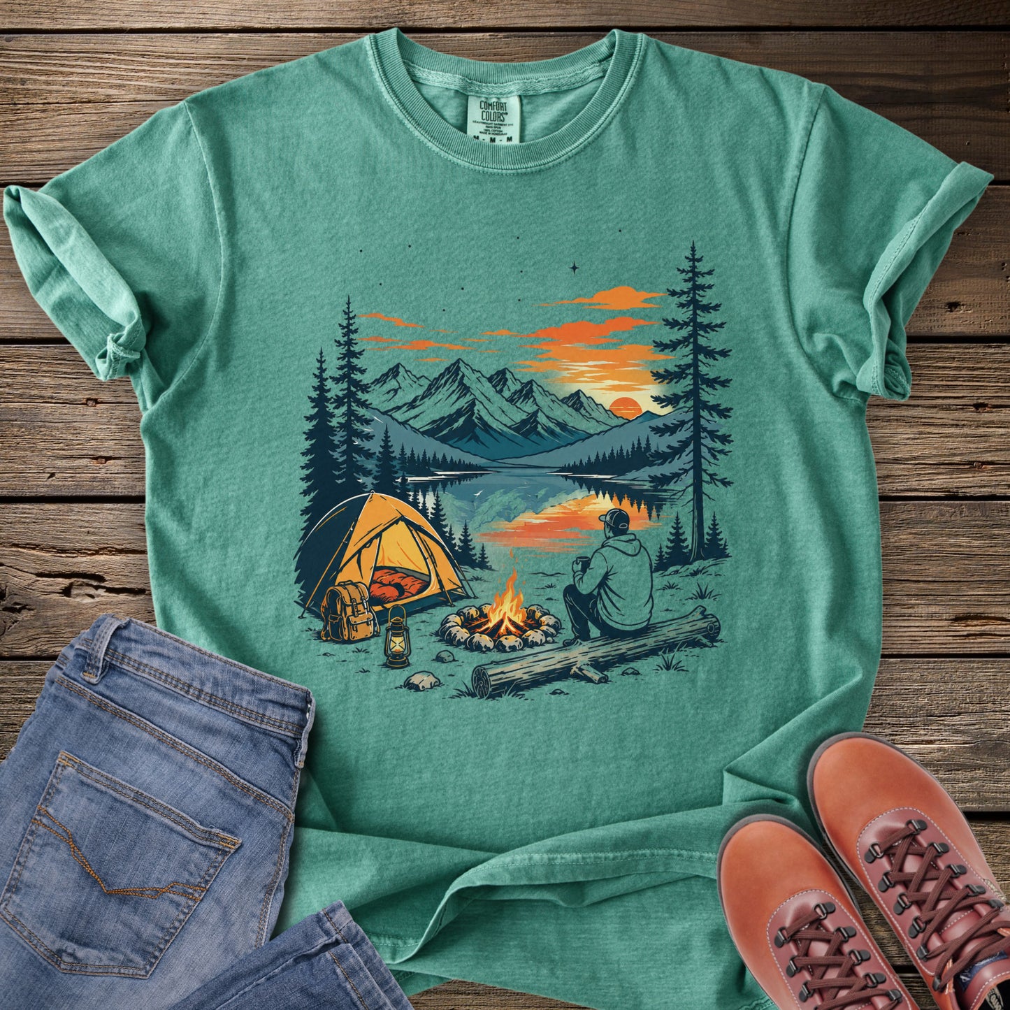 Campfire Reflections T-Shirt