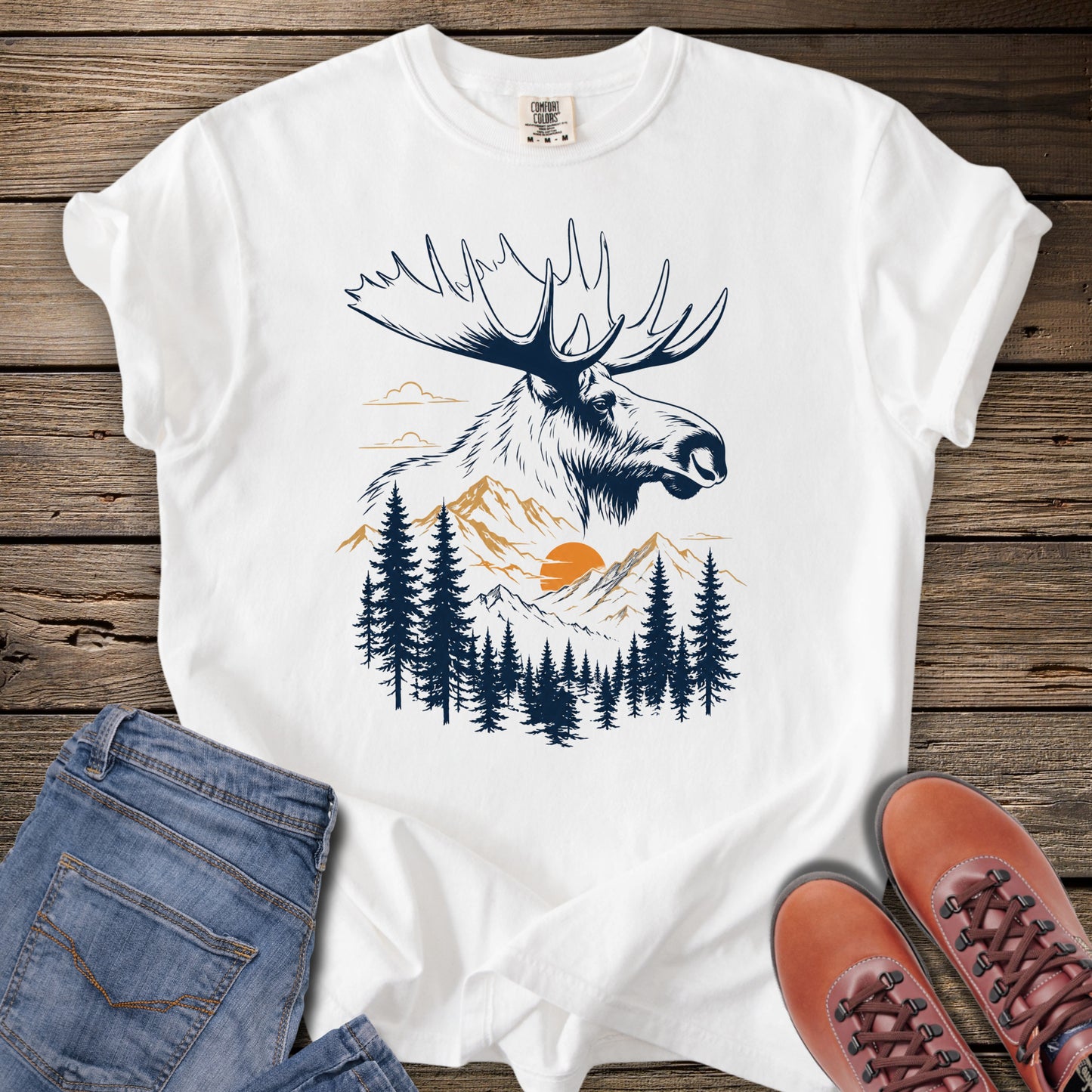 Moose Mountain Sunset T-Shirt