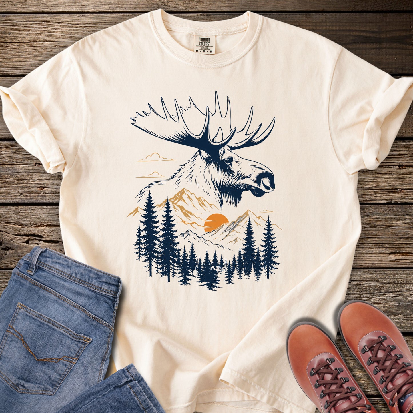 Moose Mountain Sunset T-Shirt