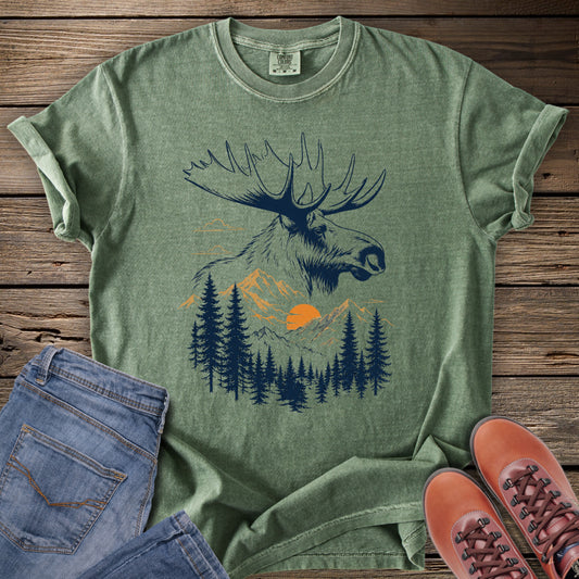 Moose Mountain Sunset T-Shirt