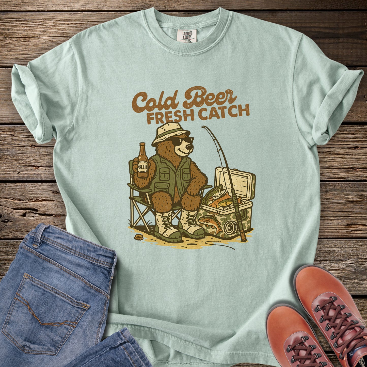 Cold Beer Fresh Catch T-Shirt