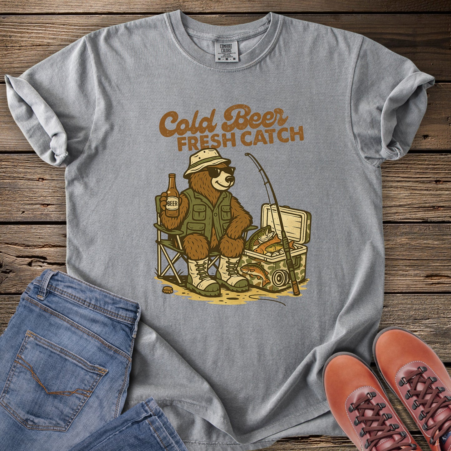 Cold Beer Fresh Catch T-Shirt