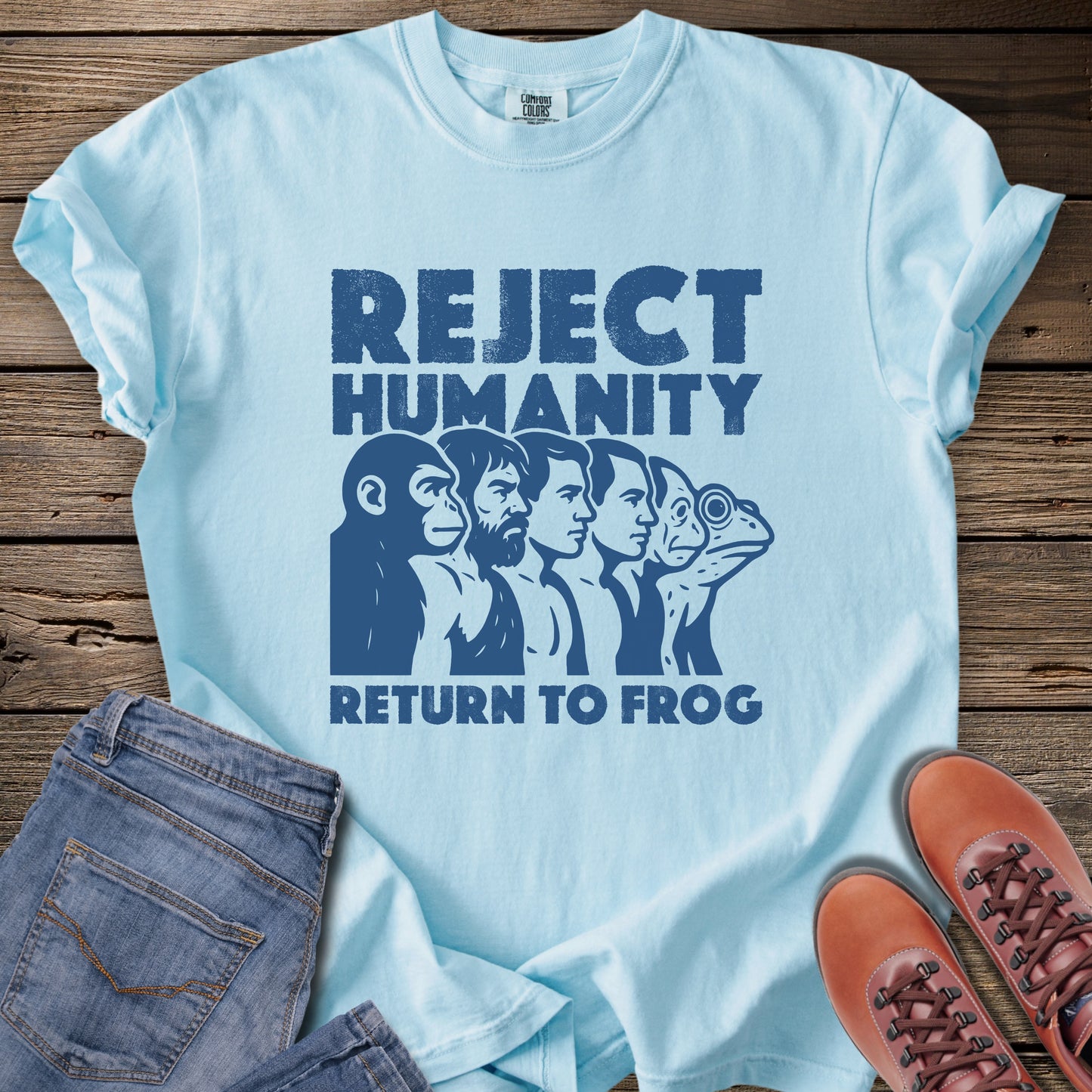 Reject Humanity Return to Frog T-Shirt