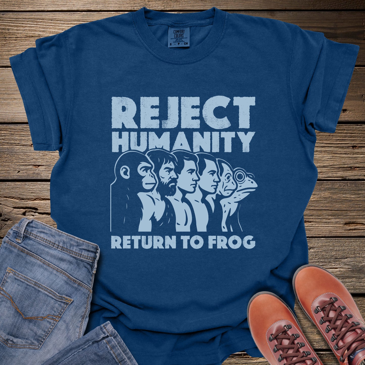 Reject Humanity Return to Frog T-Shirt