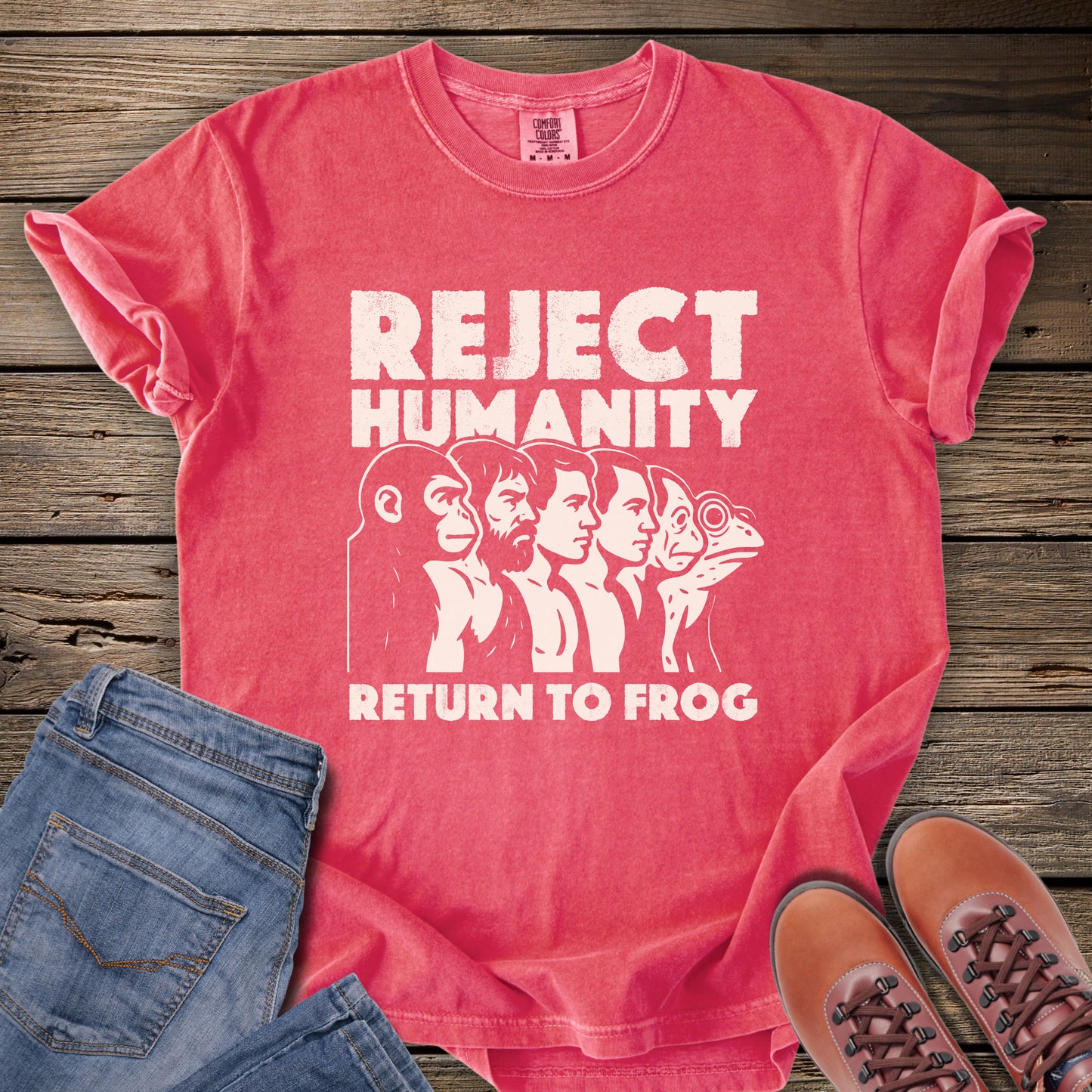Reject Humanity Return to Frog T-Shirt