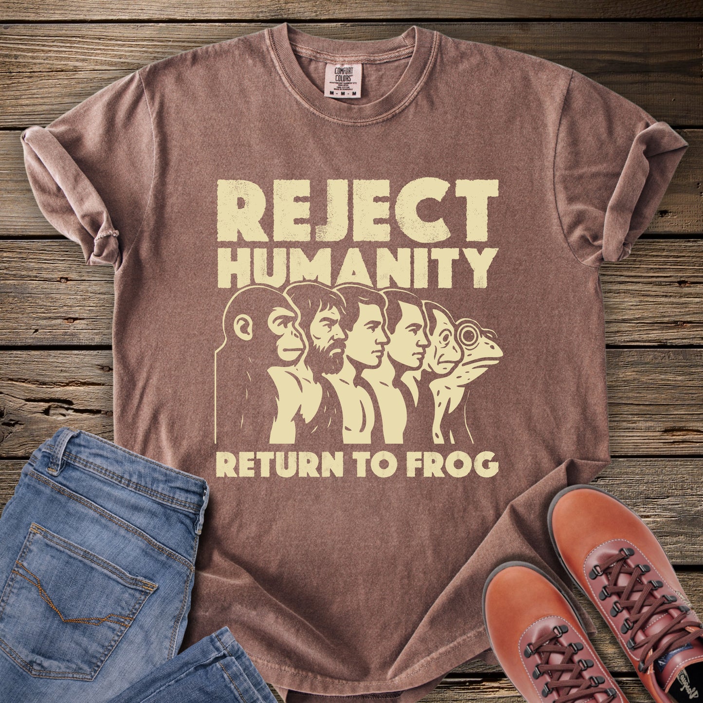 Reject Humanity Return to Frog T-Shirt