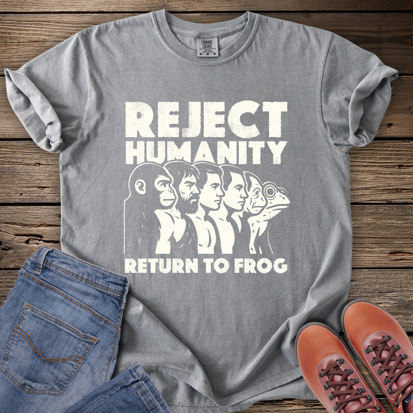 Reject Humanity Return to Frog T-Shirt