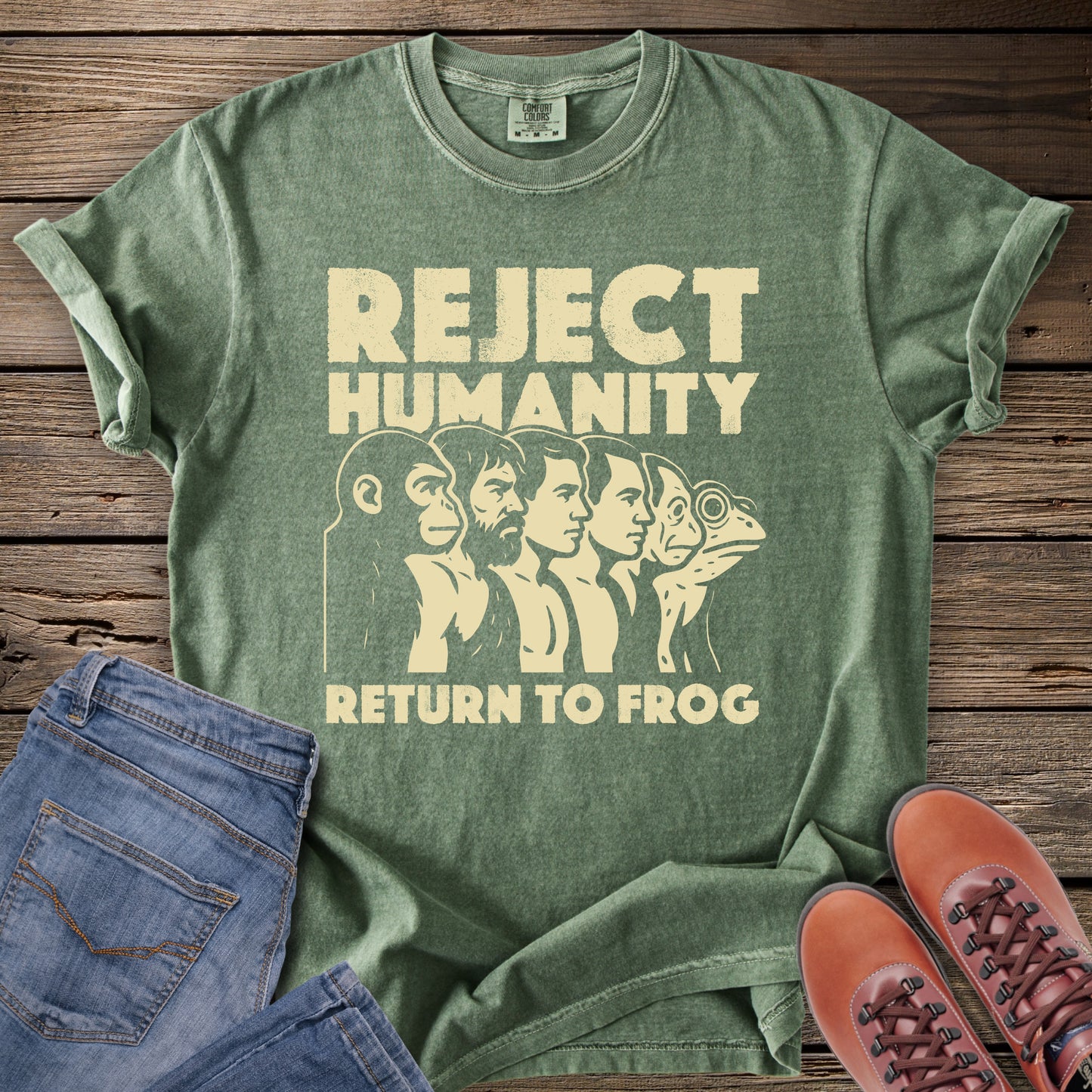 Reject Humanity Return to Frog T-Shirt
