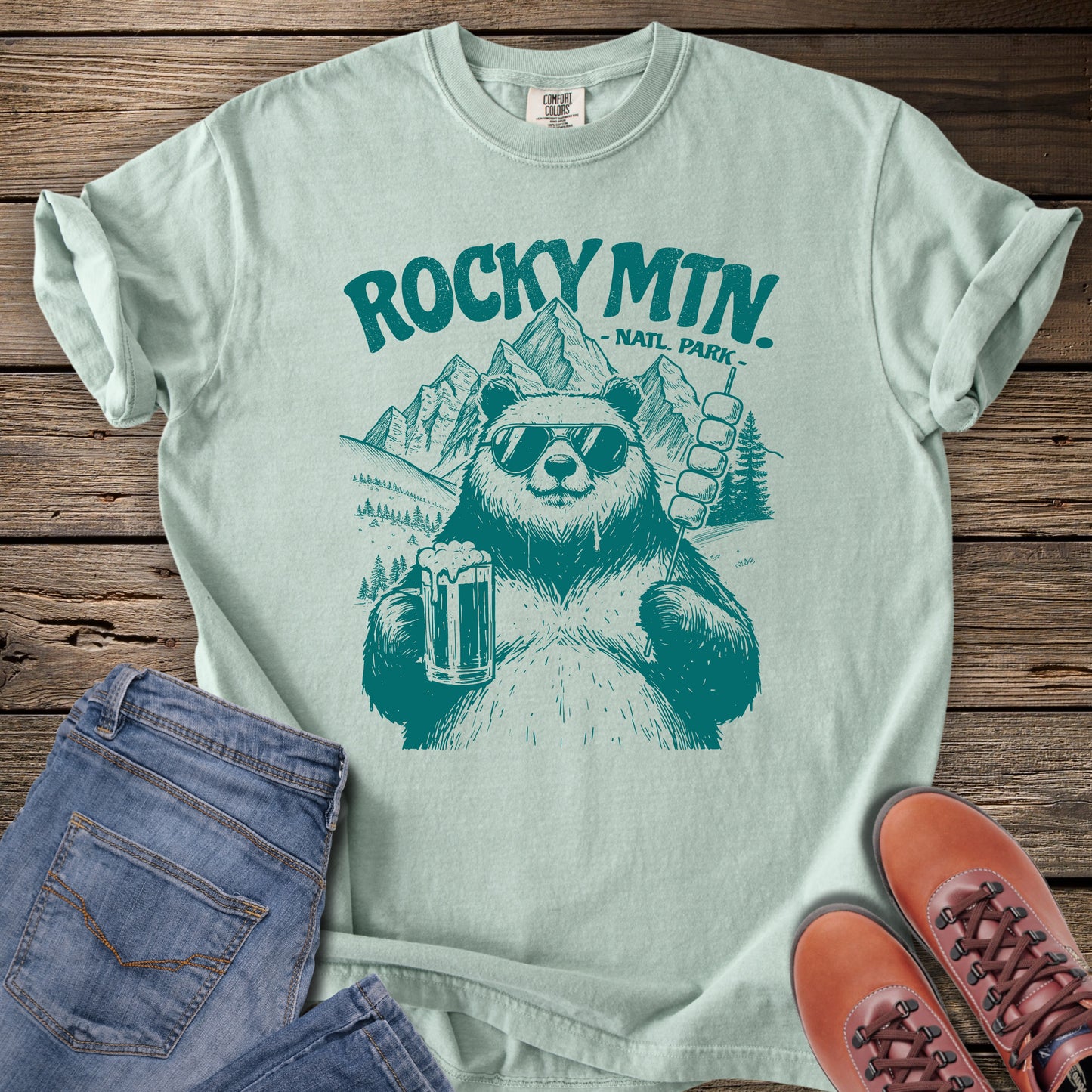 Rocky Mtn Bear Beer T-Shirt