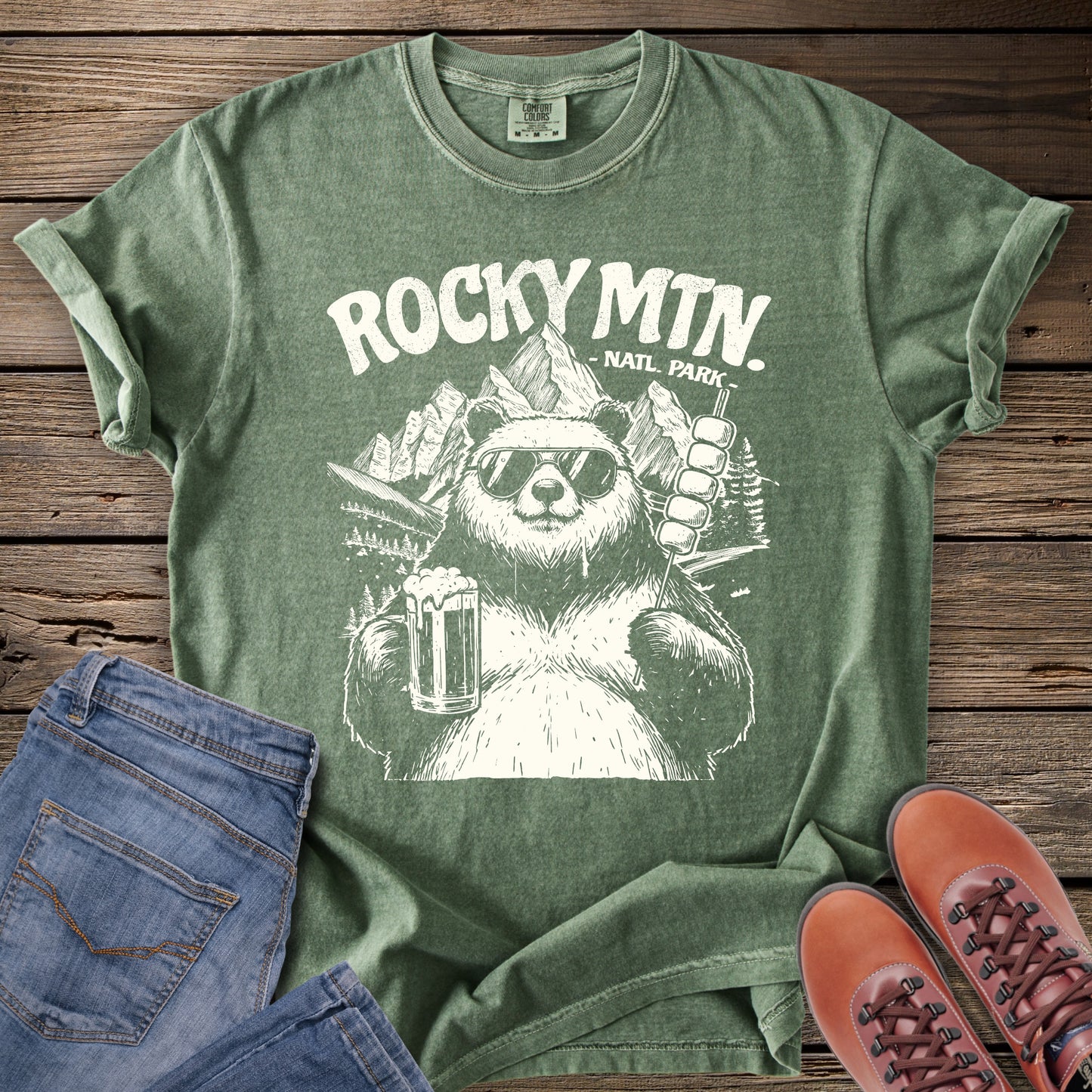 Rocky Mtn Bear Beer T-Shirt