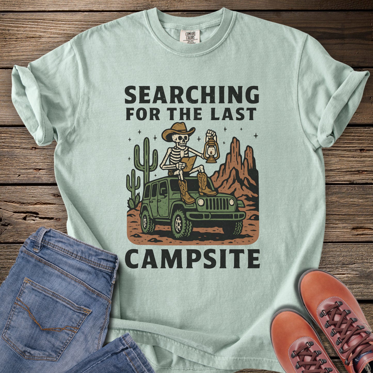 Searching for the Last Campsite T-Shirt