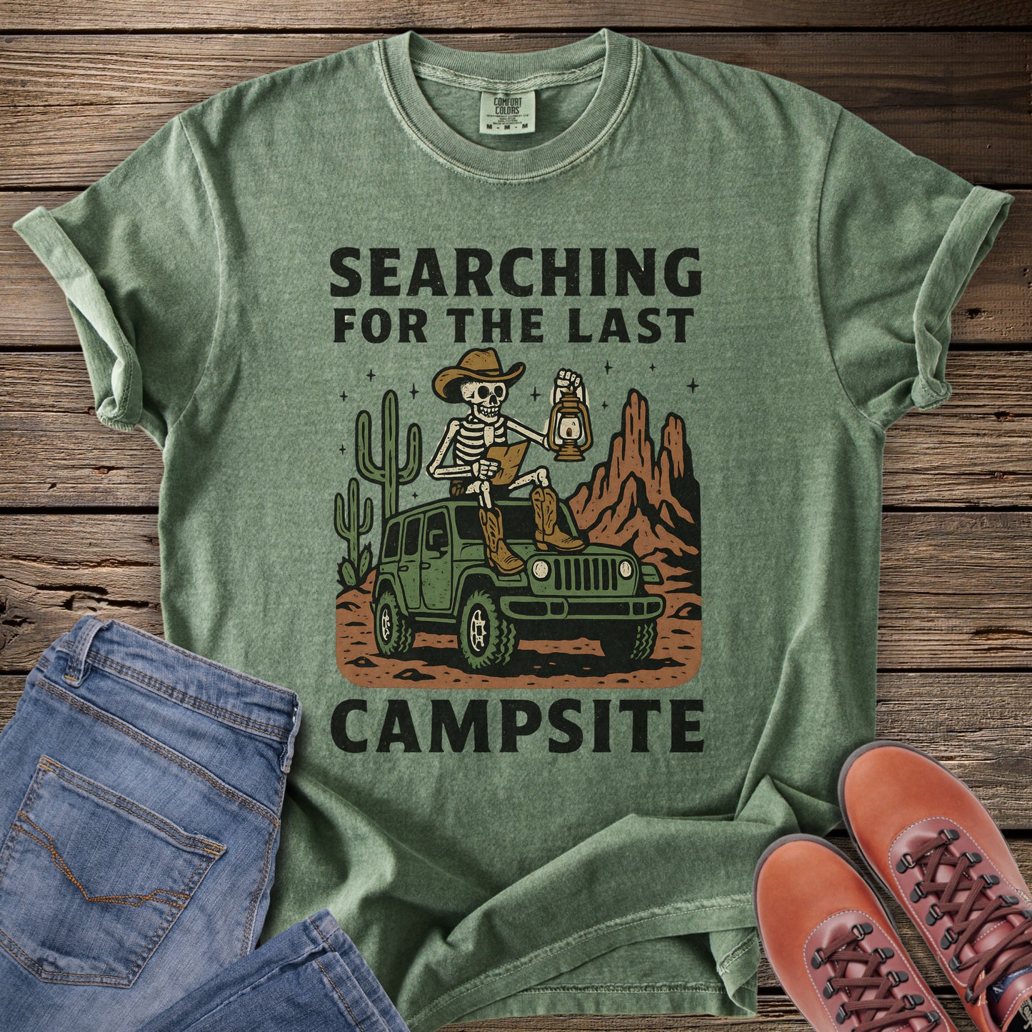 Searching for the Last Campsite T-Shirt