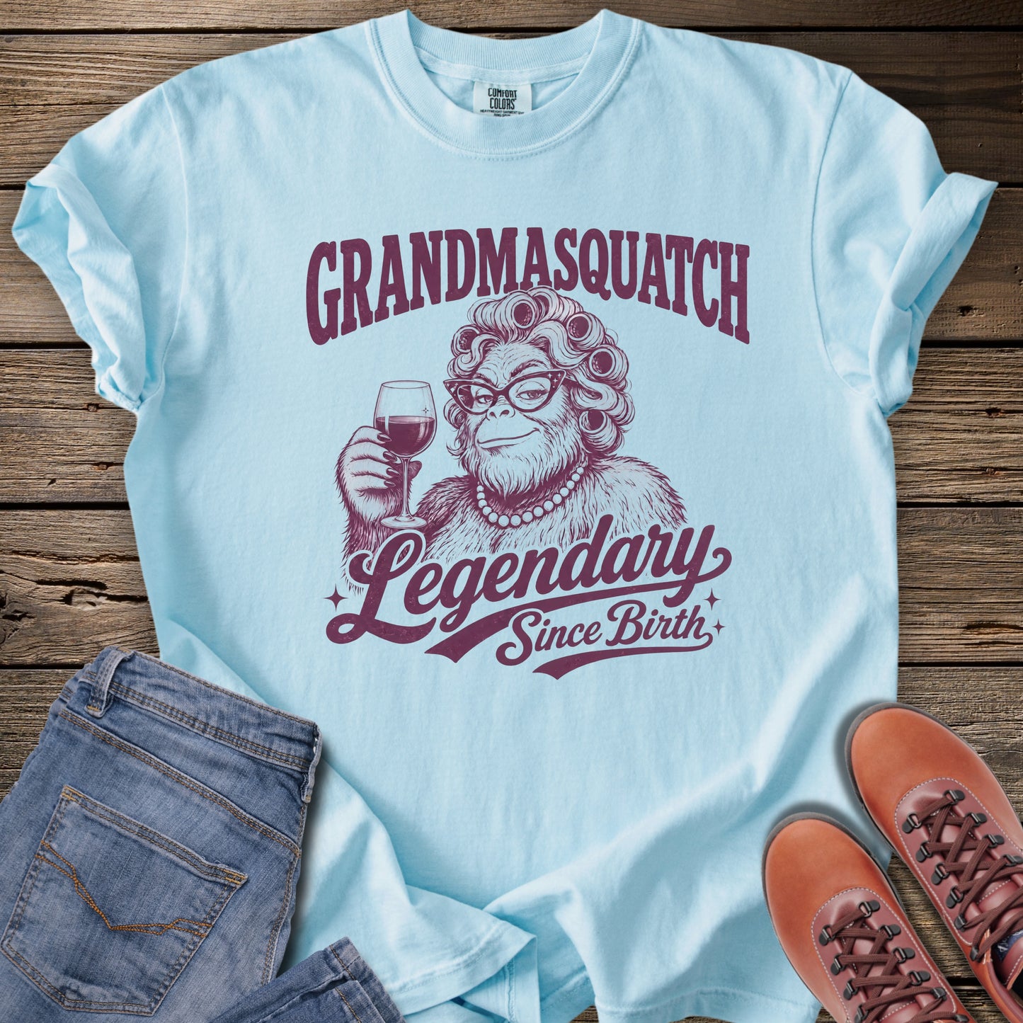Grandmasquatch Legendary Since Birth T-Shirt