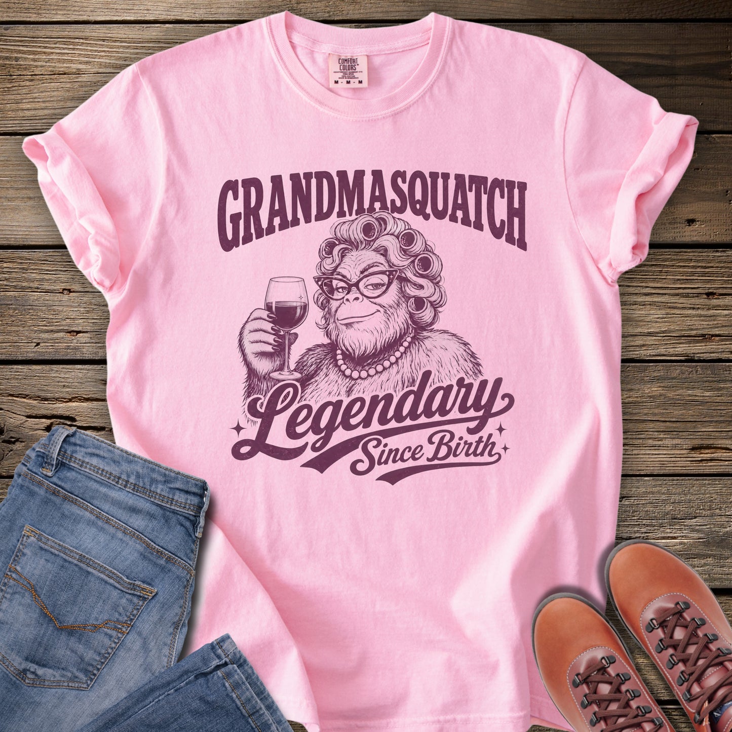 Grandmasquatch Legendary Since Birth T-Shirt