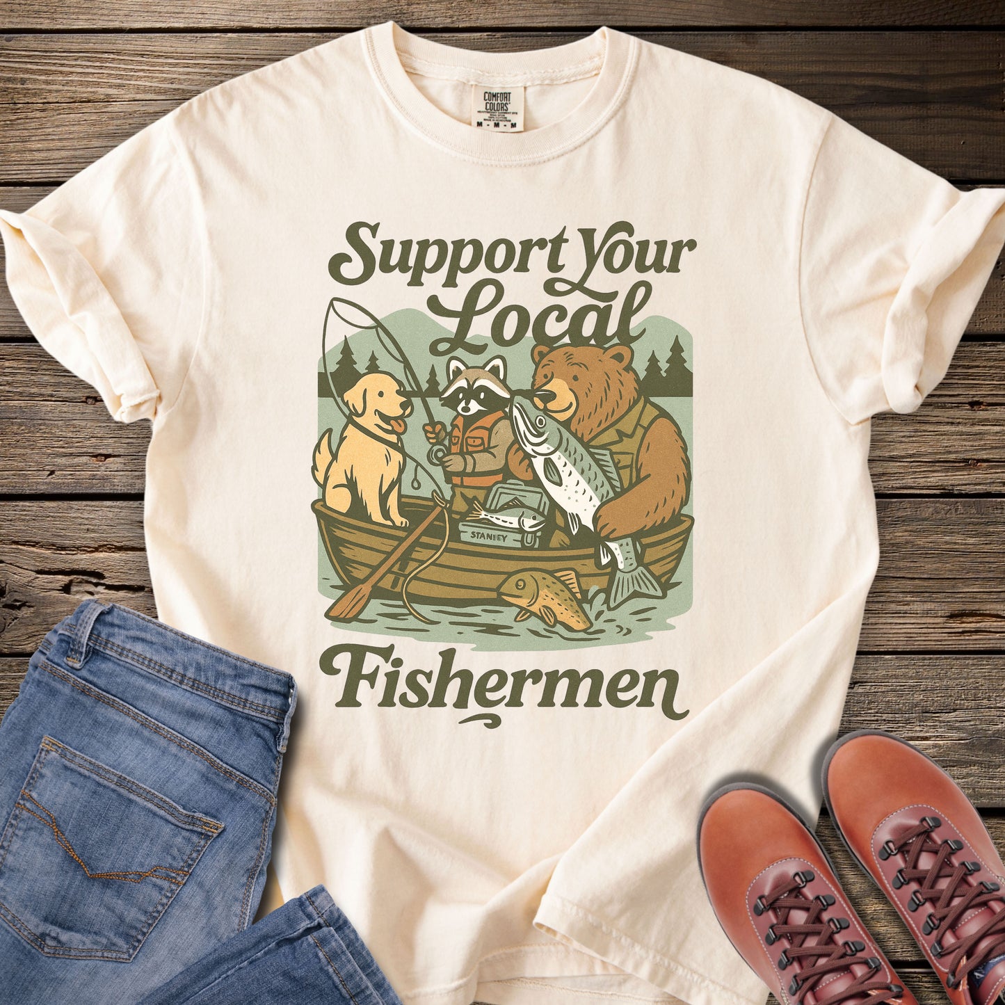 Support Your Local Fishermen T-Shirt
