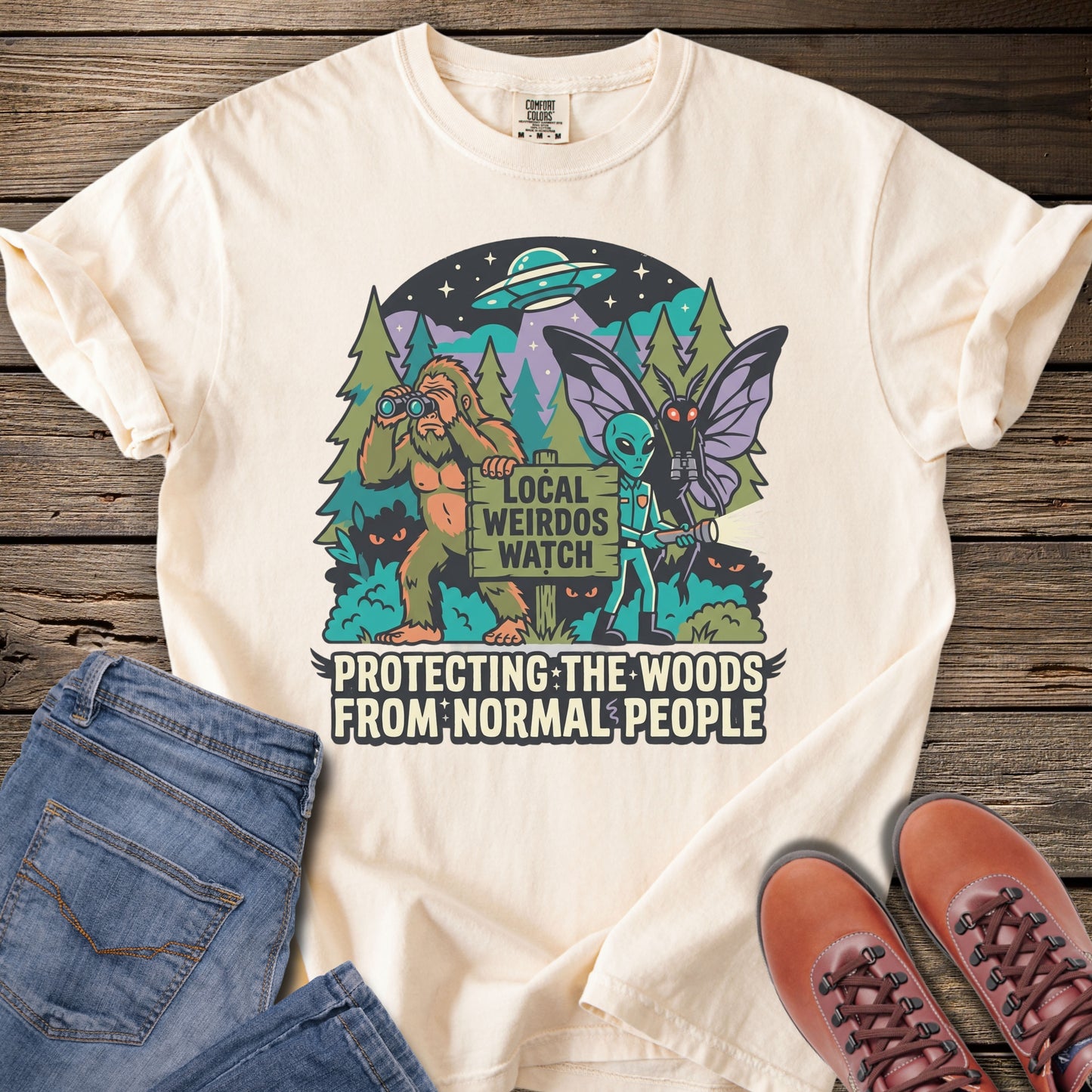 Protecting the Woods Cryptids T-Shirt