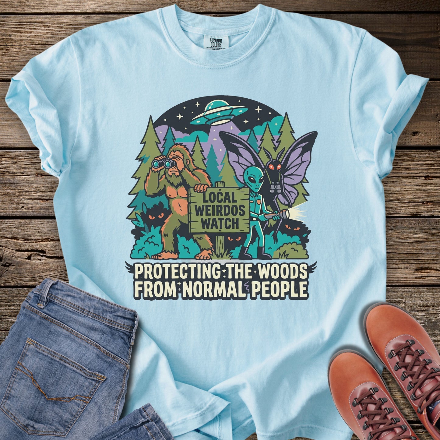 Protecting the Woods Cryptids T-Shirt