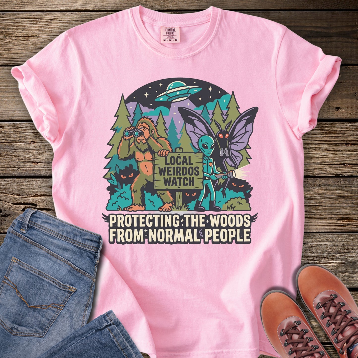 Protecting the Woods Cryptids T-Shirt