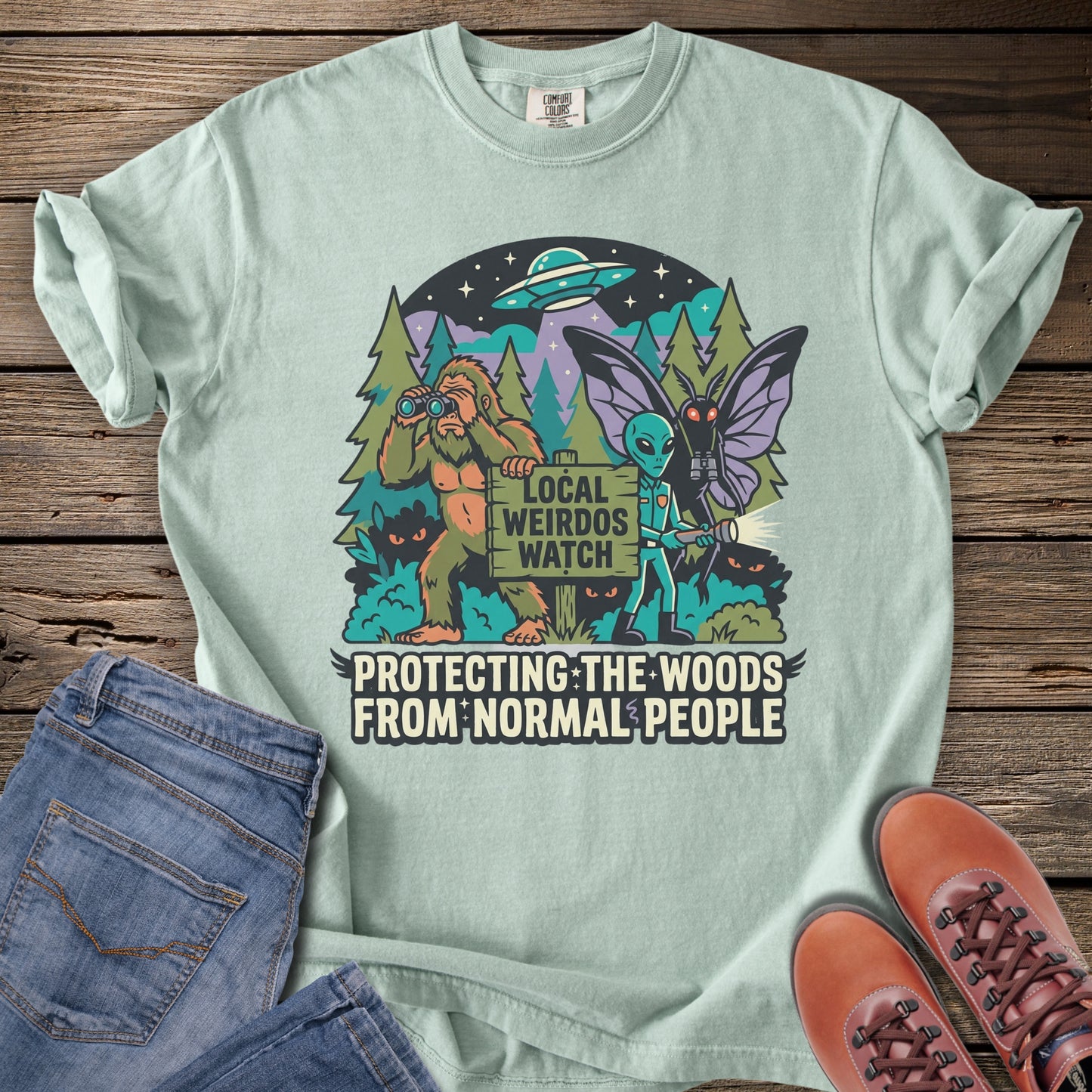Protecting the Woods Cryptids T-Shirt