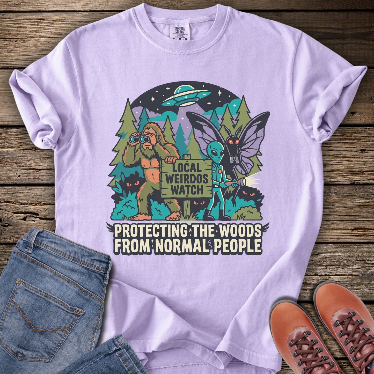 Protecting the Woods Cryptids T-Shirt
