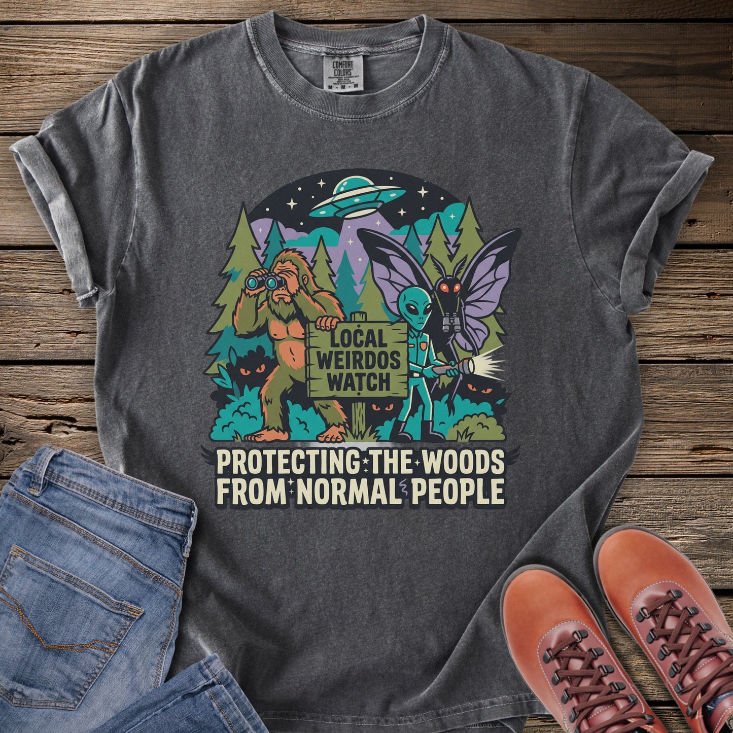 Protecting the Woods Cryptids T-Shirt