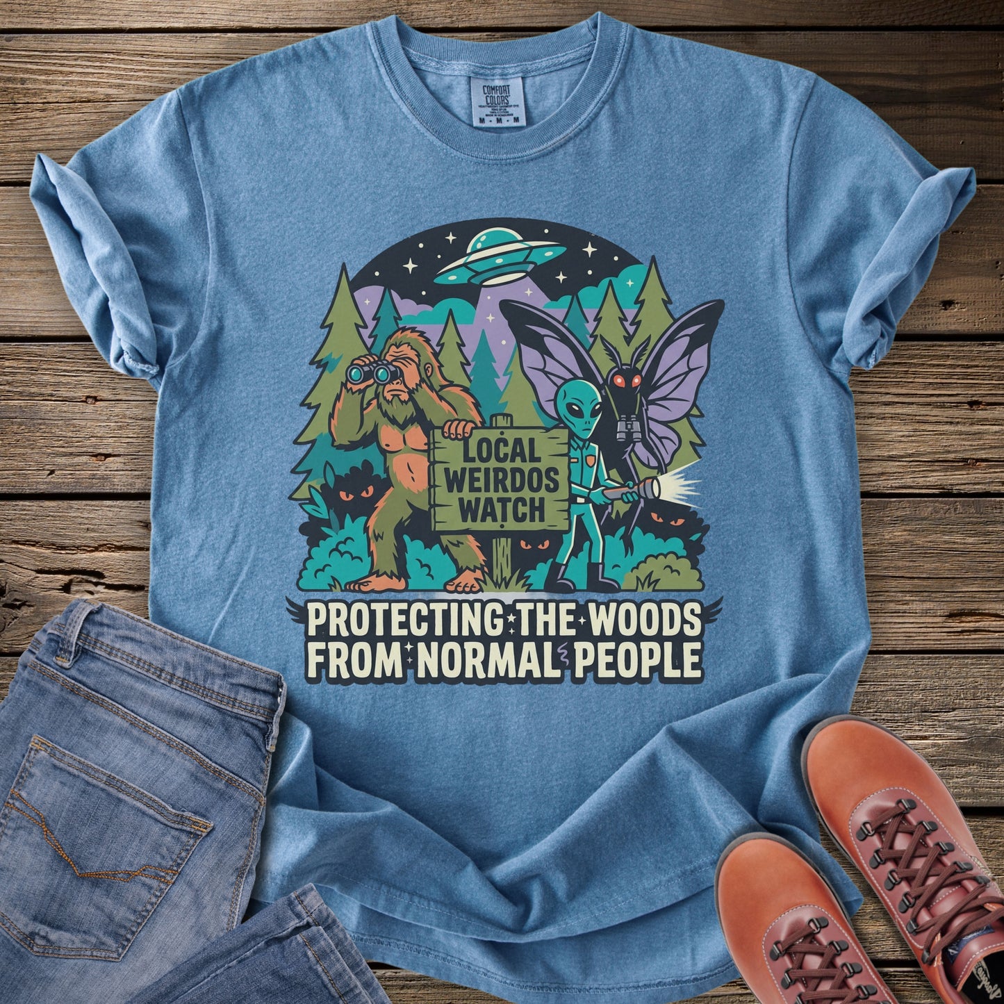 Protecting the Woods Cryptids T-Shirt