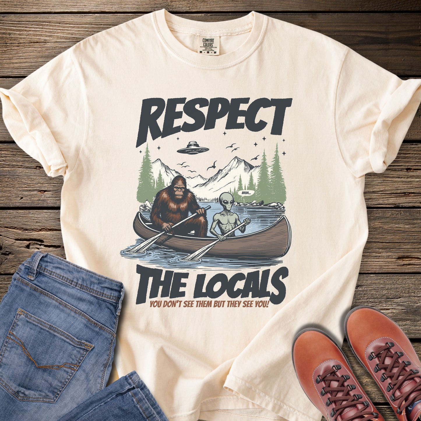 Respect the Locals Cryptids T-Shirt