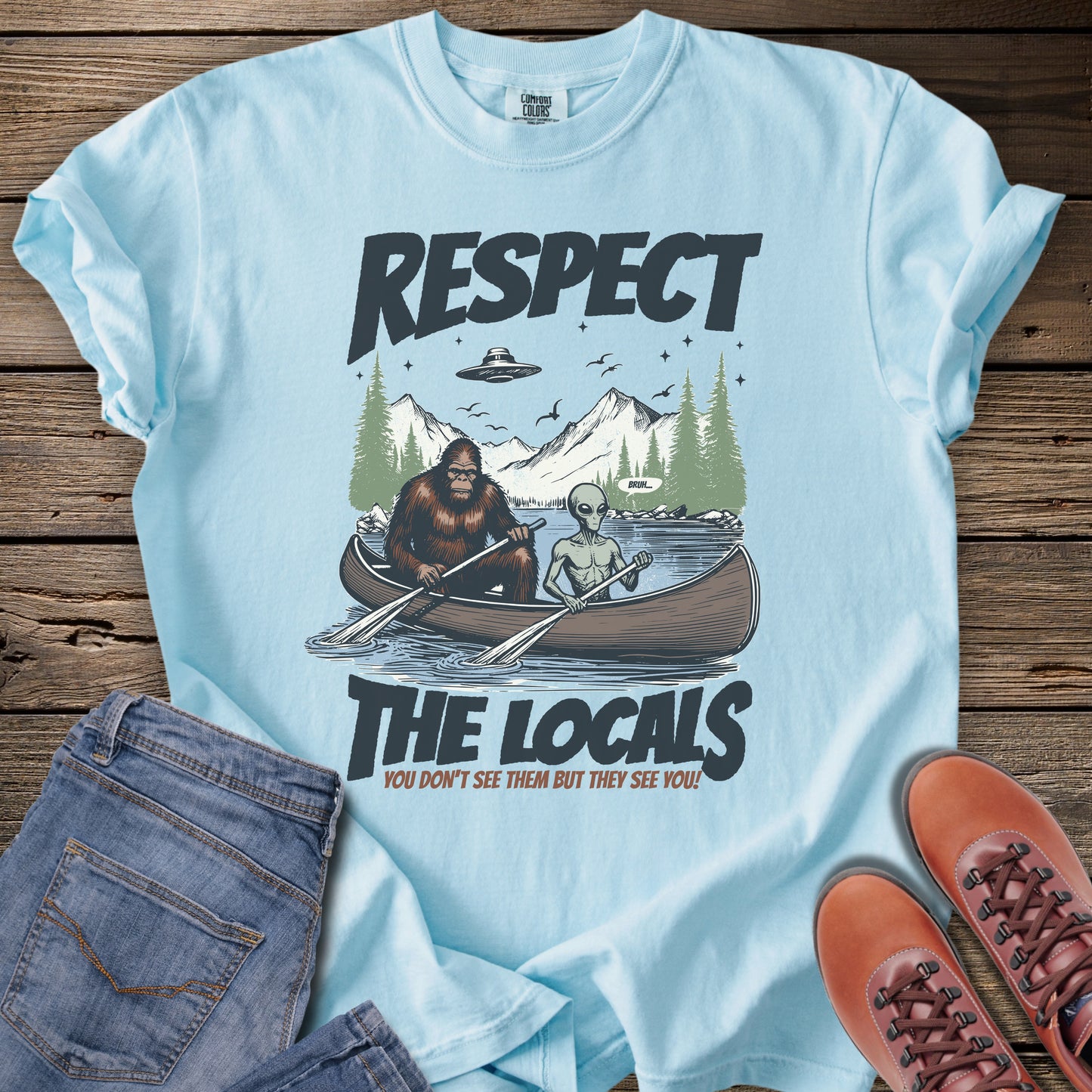 Respect the Locals Cryptids T-Shirt