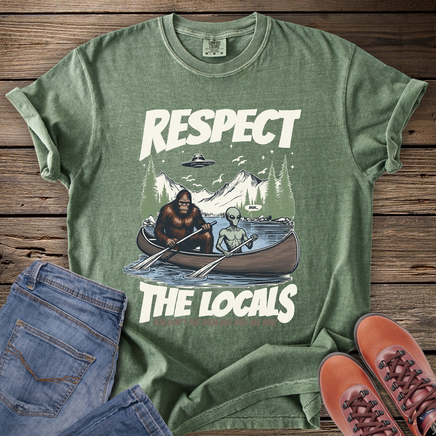 Respect the Locals Cryptids T-Shirt